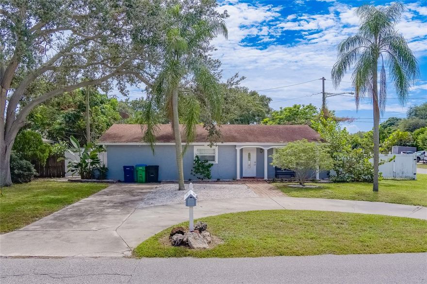 Discover your new home in the heart of Seminole, where comfort meets convenience. This stunning 3-bedroom, 3-bathroom pool home is situated on a generous corner lot and offers everything you need for a relaxed and vibrant lifestyle. The home features a welcoming circular driveway providing ample parking and easy access. Enjoy the privacy of a fenced backyard, perfect for entertaining or unwinding after a long day. The large storage shed with a double gate adds extra utility for all your outdoor gear. Step outside to your own private oasis with an inground pool, ideal for cooling off or hosting a backyard BBQ. Inside, the home boasts a well-thought-out split bedroom plan with two master ensuites, ensuring comfort and privacy for all. The updated kitchen is a chef's dream, showcasing stainless steel appliances and sleek Quartz countertops. An inside laundry closet with a full-size washer and dryer adds to the home's convenience. Located in a premier area, this home is just moments away from the Seminole City Center Entertainment and Shopping District, offering a variety of dining, shopping, and entertainment options. A short drive will take you to some of Florida's finest beaches, while multiple county parks and the Pinellas Trail are close by for outdoor enthusiasts. This home has so much to offer—don't miss out! Schedule your appointment today and make this beautiful Seminole property yours.