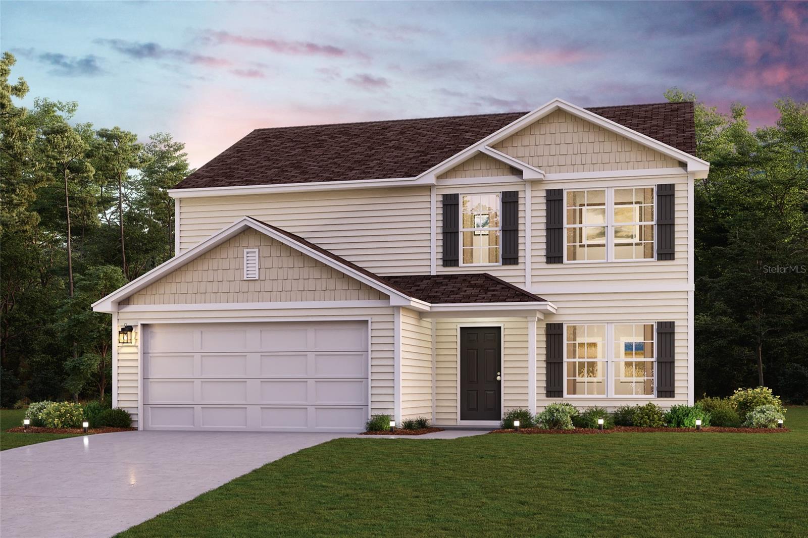 Under Construction. Discover Your Dream Home in the Palm Coast Signature Community! Welcome to the Gardner Plan a very elegant two-story home designed for both comfort and versatility. The chef's kitchen is a highlight, featuring stylish cabinetry, granite countertops, and stainless steel appliances, including an electric smooth-top range, over-the-range microwave, and dishwasher.
The main floor includes a flexible space and a guest suite with a spacious walk-in closet. The oversized primary suite upstairs offers a serene retreat with a private bath and expansive walk-in closet. Additional features include a 2-car garage, and energy-efficient Low-E insulated dual-pane windows.