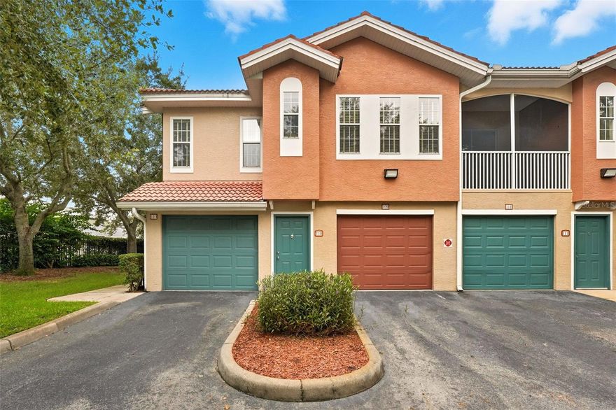 Welcome to this charming 1-bedroom, 1-bath condo with a 1-car attached garage, located in the sought-after Villanova at Hunters Creek community in Orlando! Upon entering the home, head upstairs to find a bright and open floor plan featuring a spacious living room, a separate dining area with access to a private balcony, and a kitchen that flows seamlessly into the living space...perfect for entertaining or relaxing at home. A cozy nook with a built-in desk offers the ideal spot for a home office or study area. The kitchen is equipped with a new stainless-steel dishwasher, stove & microwave, and plenty of counter and cabinet space. The condo also includes a separate laundry room, adding convenience to everyday living. Freshly painted interior gives the space a crisp, clean feel, ready for its new owner to move right in.
Enjoy the Florida lifestyle with resort-style GATED community amenities, including a pool & fitness center. Conveniently located near major highways, shopping, dining, Orlando International Airport and all of Orlando’s attractions, this home offers the perfect combination of comfort and convenience. Don’t miss this beautifully maintained condo — schedule your showing today!