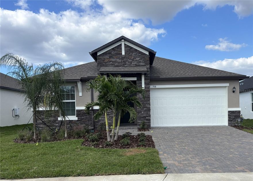 Turnkey Furnished, Brand new home!!! This new construction home is now available for the upcoming season! Let's set up a time to take a look and see the fabulous family home. Great location just 30 minutes from the beach! restaurants and grocery are nearby as well. Look no further than this property for the amenities like community pool, workout facility, pickleball courts and miles of walking trails. This is the perfect spot if you are waiting for your new home to be built or to just get a feel for the area if you are relocating!