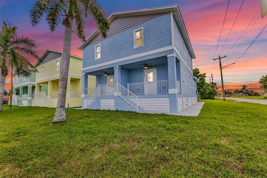 Brand new construction - DUPLEX - Each unit has 3 beds, 3 1/2 baths, stainless steel appliances, washer & dryer, granite countertops, solid wood cabinets and walk in closets. NO HOA. CITY WATER & SEWER.  Half a mile from downtown Punta Gorda!  Walking distance to dining, shopping, entertainment, boating, fishing and more !!  Stop by and check it out!