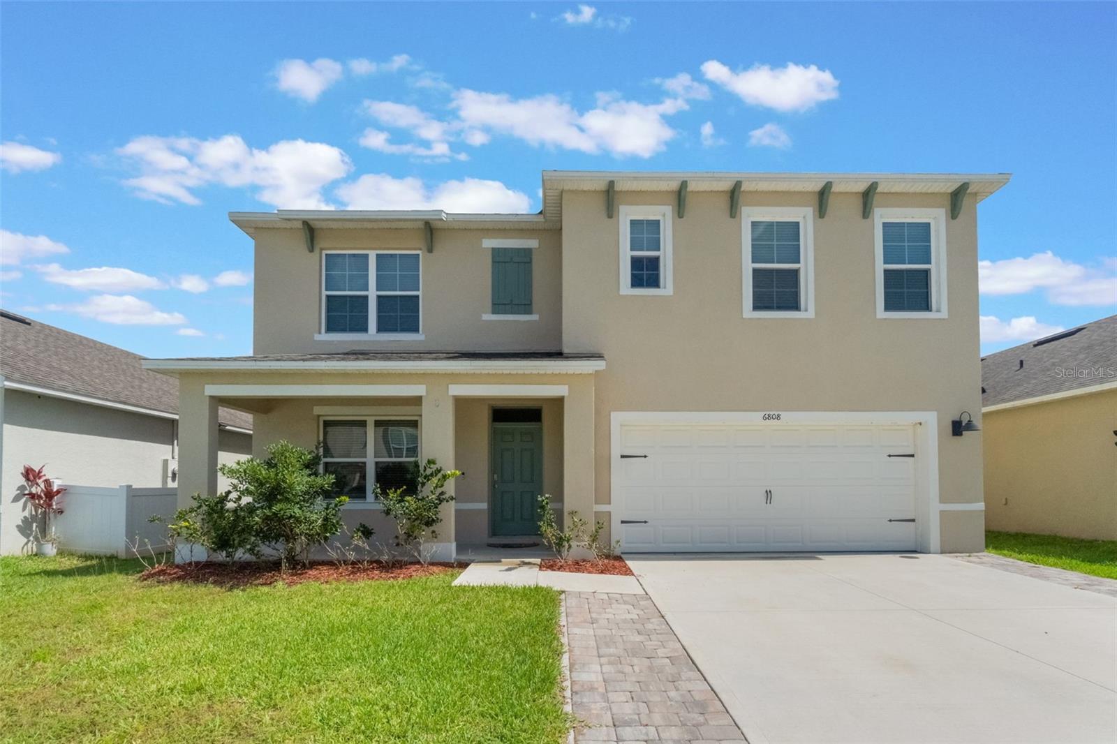 If you've been waiting for the perfect blend of style, space, and serenity—this is it. 6808 Cranes Roost Rd, a beautifully designed 5-bedroom, 3-bathroom pool home in the picturesque community of Harmony West, where every detail has been crafted for effortless Florida living.
Step inside and instantly feel at home with no carpet anywhere, sleek, easy-to-clean flooring, and a layout that flows perfectly for both everyday life and entertaining. The open-concept design leads you to the heart of the home—your light and bright kitchen, overlooking the pool and peaceful pond views that make every morning feel like a vacation.Downstairs, you'll find a spacious bedroom and full bathroom, ideal for guests or a stylish home office—giving you that coveted flex space without compromise.Upstairs, the primary suite is massive—a true sanctuary—with dual walk-in closets and a bathroom that feels like a personal spa, a loft space and 3 additional bedrooms. But the real showstopper? Your private pool, perfectly positioned with no rear neighbors and serene water views. Whether you're hosting a weekend BBQ or enjoying a quiet evening swim, this backyard was made for memory-making. Living in Harmony West means access to resort-style amenities like a sparkling community pool, splash pad, clubhouse, fitness center, playgrounds, and miles of walking trails—all covered by your HOA dues. Plus, you're zoned for A-rated Harmony schools, so your family’s future is just as secure as your investment. This home checks every box—and then some!