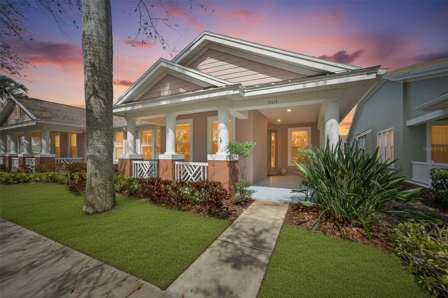 5515 Golden Isles Dr, Apollo Beach, FL 33572 | 3 Bedroom + Office | 1,960 Sq Ft | MiraBay
If you've been looking for a home in MiraBay that actually lives as good as it looks, this is the one. Tucked inside the Seacrest area of MiraBay — one of the quietest, most walkable pockets in the community — this updated home sits within easy walking distance of the clubhouse, resort pools, and the walking trails that make this neighborhood feel like a permanent vacation.
Inside, 1,960 square feet is laid out in a way that just makes sense. The split floor plan gives the primary suite its own space on one side of the home, with two guest bedrooms and a full bath on the other. In between, you have a dedicated office with French doors, a formal dining room, a casual eating nook, and an open kitchen and living area that all flow together naturally. This is a home with real rooms — not just square footage.
The kitchen is well equipped for both everyday cooking and entertaining, with 42-inch upper cabinets, stone countertops, a tile backsplash, stainless steel appliances, a pantry, and a large center island with a breakfast bar. The primary suite has double tray ceilings, a garden tub, glass-enclosed shower, dual sink vanity with makeup counter, and a walk-in closet. Throughout the main living areas, you'll find tile flooring laid in a brick pattern, tray ceilings with shiplap accents, arched entryways, and glass exterior doors that bring in great natural light.
Out back, the screened patio overlooks a private yard with no rear neighbors and a rare view of the largest pond in the community — just peaceful Florida living. Overflow parking is conveniently located nearby for guests.
The big-ticket items are already done: roof replaced in 2022, A/C replaced in 2022, and water heater replaced in 2020. The exterior was freshly painted in 2025.
Here's what makes this listing stand out even more: the HOA covers exterior water and irrigation, landscaping and lawn care, exterior paint, a roof reserve, and periodic exterior pest control. That's a meaningful amount of maintenance taken off your plate every single month.
MiraBay is a gated, golf-cart-friendly community with resort-style pools, a 136-foot water slide, a 135-acre lagoon with community kayaks and paddleboards, a 24-hour fitness center, café, tennis, pickleball, basketball, parks, and walking trails. Easy access to US-41 and I-75 puts Tampa, St. Pete, Sarasota, and the Gulf beaches all within reach.
Homes in the Seacrest area don't come up often. This one has the layout, the location within the community, and the low-maintenance lifestyle to back it up.