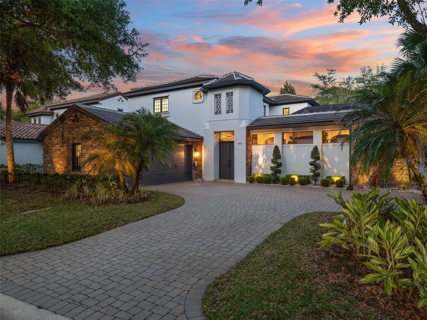 Welcome to 9849 Covent Garden Drive, a fully renovated courtyard pool home in Lake Nona Golf & Country Club. Offering 4 bedrooms, 4.5 bathrooms, and 3,330 square feet, this home has been renovated by Maroon Fine Homes in 2025 and showcases timeless design, high-end finishes, and exceptional craftsmanship throughout.

The open-concept layout seamlessly connects the kitchen, dining, and family room, creating an effortless flow for both everyday living and entertaining. The chef’s kitchen features Wolf and Sub-Zero appliances, custom cabinetry with lighted glass upper cabinets, a large center island, and double dishwashers. A standout wet bar with an ice maker, wine fridge, and beautiful lighted display shelving serves as a true showpiece, elevating the home’s entertaining experience.

Designed around a private courtyard, the home embraces indoor-outdoor living with a pool, spa, and summer kitchen at its center, visible from multiple living spaces. The main-level primary suite offers a private retreat with dual walk-in closets and a spa-inspired bath featuring separate vanities and a freestanding soaking tub.

Upstairs includes three additional bedrooms, three full bathrooms, and a versatile loft, ideal for a secondary living space, office, or playroom. A screened, covered lanai and built-in fire pit extend the outdoor living experience.

Located within the gates of Lake Nona Golf & Country Club, recognized as a Platinum Club of the World, this home offers access to one of Central Florida’s most sought-after communities, just minutes from Orlando International Airport, major highways, and world-class dining, shopping, and entertainment.

Turnkey, refined, and move-in ready, this is Lake Nona living at its finest.