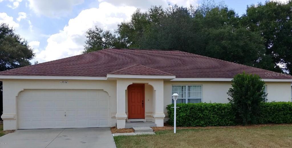 Quiet family oriented neighborhood, no housing or property backing up to the back of the property. Home was built in 2007. Has been updated, 3 Ton AC unit by Carrier in 2024 with a 10 year warranty. Kitchen sink and Microwave above stove updated recently, large pantry in the kitchen. Builder upgrades include rounded corners on all interior walls. Jack and Jill full bath between Bedrooms 2 and 3. Spacious open living room area, adjoins the dining room. Double sliding doors off the Dining room to back yard. Garage has built in storage for tools and work area. Under a mile to Hwy 484, and less than 5 miles to I-75 just off of 484.