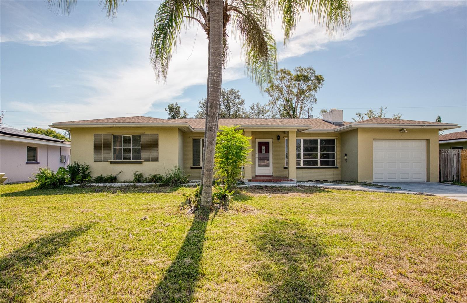 Classic Skycrest Gem: 3?BED/2.5?BA Home with Hardwood Floors & Large Lot, Minutes to Clearwater Beach”
Nestled in the Skycrest neighborhood, this beautifully maintained single-family home—built in 1955—offers classic charm paired with modern comfort. Featuring 3 bedrooms and 2.5 bathrooms across approximately 1,620 sq?ft, this property rests on a generous ~7,840 sq?ft lot. Highlights & Features of the property include timeless elegance: Gorgeous original oak hardwood floors, a cozy stone-cut fireplace, and double French doors with built-in blinds that offer both charm and functionality. The kitchen is equipped with new countertops, raised-panel cabinetry, stainless sink, a tumble marble backsplash, and newer appliances. The Comfort & convenience of the home include cedar-lined closets, newer doors and hardware throughout, and a master bathroom featuring a new tiled shower and window. The home boasts much outdoor appeal with its large backyard ideal for outdoor living and entertaining. The home has prime access to all that Clearwater offers—minutes to Clearwater Beach, Gulf-to-Bay corridors, shopping, schools, and recreation—all within the welcoming Skycrest enclave.
ROOF: 2025 / WATER HEATER: 2022 / HVAC: 2015 / GARAGE DOOR & OPENER: 2025