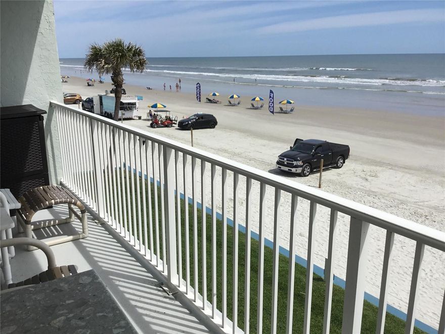 Direct ocean front - 3 bedroom, 2 full baths, wrap around balcony. This is a vacation rental completely furnished. Call Ocean Reef Villa to verify pricing and availability. 386-426-5684. Weekly rate: 2100.00 Monthly rate: 6300.00