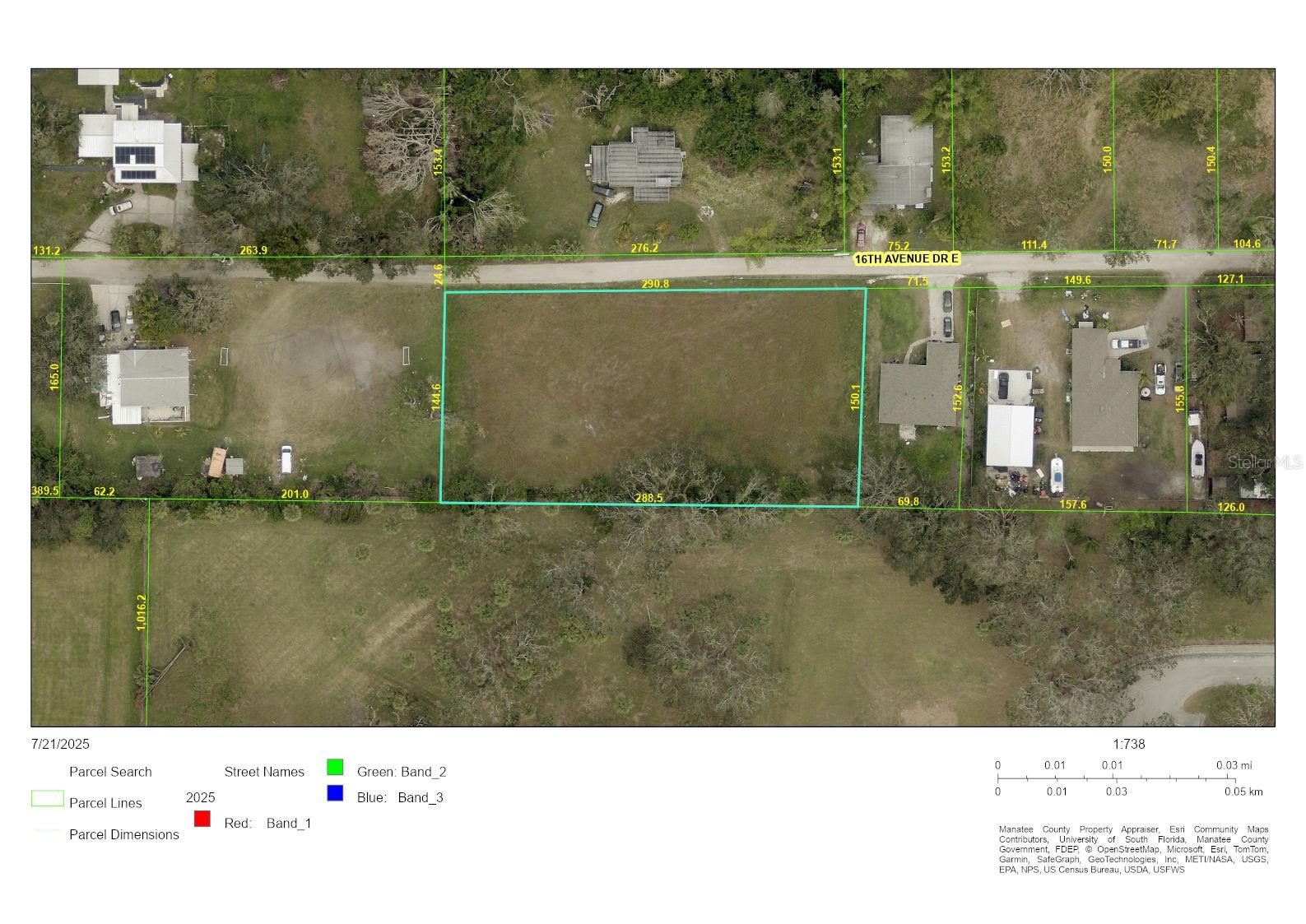 Rarely available one acre lot with no deed restrictions in the City of Bradenton. Cleared and ready for development! Located between State Road 64 and 44th Ave E with easy access to the interstate, US 301, Lakewood Ranch, Palmetto and downtown Bradenton and only 12 miles to the Gulf Beaches! Don't miss out on this opportunity! More photos coming soon!