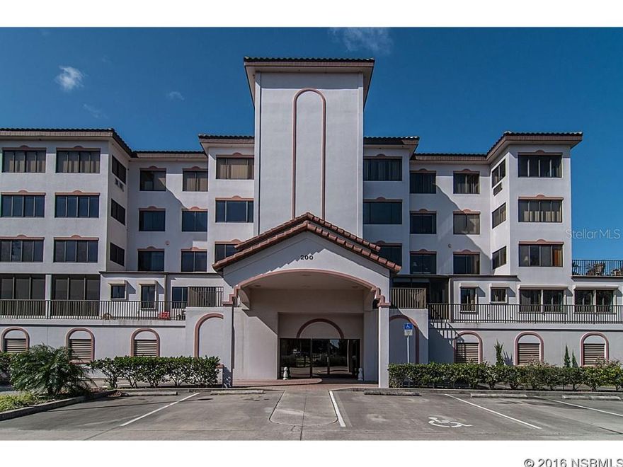 PROPERTY UNDER CONTRACT-BACK UPS ACCEPTED-72 HOUR RIGHT OF REFUSAL: A rare find in the heart of the peaceful historic district of New Smyrna Beach.  FULLY FURNISHED! Tastefully decorated with Lovely intracoastal waterway views.  This second floor unit (first level of living in the building) features a formal entryway.  This leads into a large dining area and living room space.  Lovely views from the kitchen, living and master bedroom room areas.  The well designed kitchen features a breakfast nook and lots of cabinets.  Each closet is a walk-in and includes built in shelving.  Master bath features a large jetted tub plus walk in shower.  The guest bedroom is large enough to call it a second master.  Full size washer and dryer in the separate utility room, plus a wash tub.  The bonus Florida Room really has beautiful views, too.  9 foot ceilings, tile flooring, ceiling fans and space saving pocket doors. A brand new AC 2016 with a one-year warranty. ;LocationDescription: Condo ;Water: City