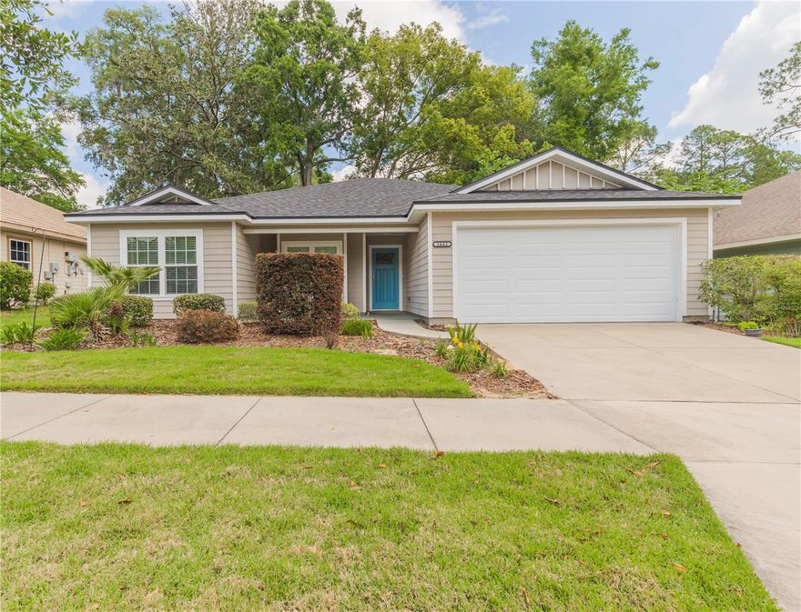 3 bedroom 2 bath split floor plan home. Home has Granite counter tops, custom cabinetry, stainless steel appliances, crown molding, tile, wood, and carpet, nice sized covered front and back porch. Gas tankless water heater, low-e windows and more! This is a cluster subdivision, surrounded by privacy and preserve area. Fenced in back yard for extra privacy. 2 Dogs welcome.