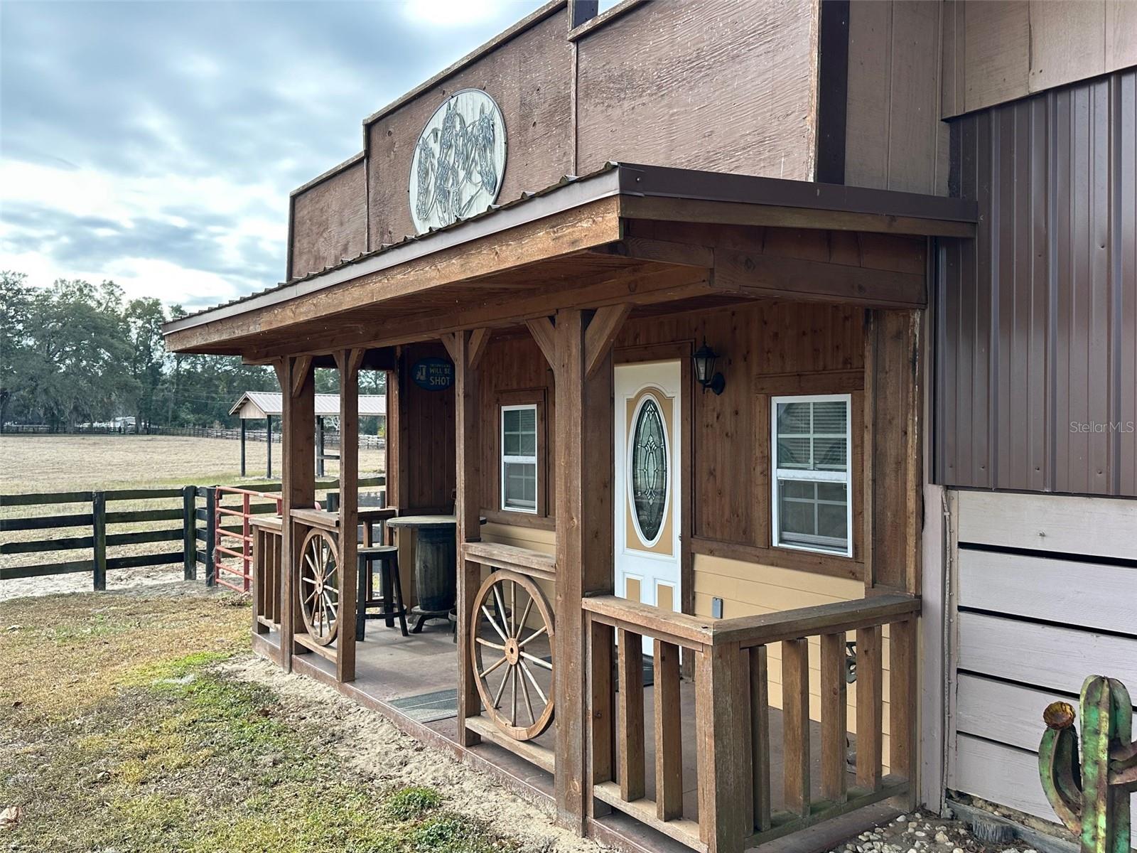 Discover your dream horse farm nestled in the heart of Ocala, close to all shopping conveniences and only 15 minutes to WEC. This new listing offers a sprawling 10-acre expanse designed with a horse enthusiast's precision and passion. Whether you're training yearlings or getting ready for your next show, this farm's facilities are tailor-made for equine activities, featuring six high-quality stalls, a nice round pen, and several well-maintained paddocks, all securely fenced to ensure your horses roam freely and safely.
The impeccably kept one-bedroom apartment is a haven of comfort and style. Ready to impress even the most discerning buyer, this cozy retreat highlights a comfortable living space with deluxe features throughout. Revel in a kitchen that boasts stylish tile floors and plenty of room to whip up your gourmet meals. Looking for a little project? There's additional space ripe for transformation into a second bedroom, perfect for visitors or a growing family.
While horses have their lush paddocks, human residents enjoy the comforts of a cozy living space. What's more delightful than sipping your morning coffee while gazing out at your horses grazing in the distance?
Ideal for those who love to live close to their horses, this property does not just promise a place to live but a lifestyle to embrace. Secure peace of mind in a property where every detail is geared towards equine care and human comfort. Ready to trot into this exquisite horse farm lifestyle? Contact George to schedule your exclusive tour today!