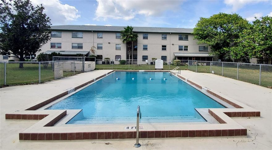 Priced to sell. Don't miss this 2nd-floor unit with elevator access— an incredible value for the savvy buyer. With some minor TLC, this thoughtfully-designed condo could be a gem — complete with a relaxing view of the sparkling pool and clubhouse right from your window. Low HOA fees in a well-maintained condominium.

Featuring ceramic tile flooring throughout and generously sized rooms, this unit has strong bones and tremendous potential. Large bathroom has 2 separate entrances each with a designated sink/vanity area — a versatile layout perfect for guests. 

Enjoy the benefits of an established community— making this an ideal choice whether you're looking for a comfortable primary residence or a smart, income-producing investment property. Perfectly situated near Millenia Mall, Wholesale Club, and a variety of retail and local attractions, this location delivers unbeatable convenience and long-term value. Opportunities like this don't last — act fast!