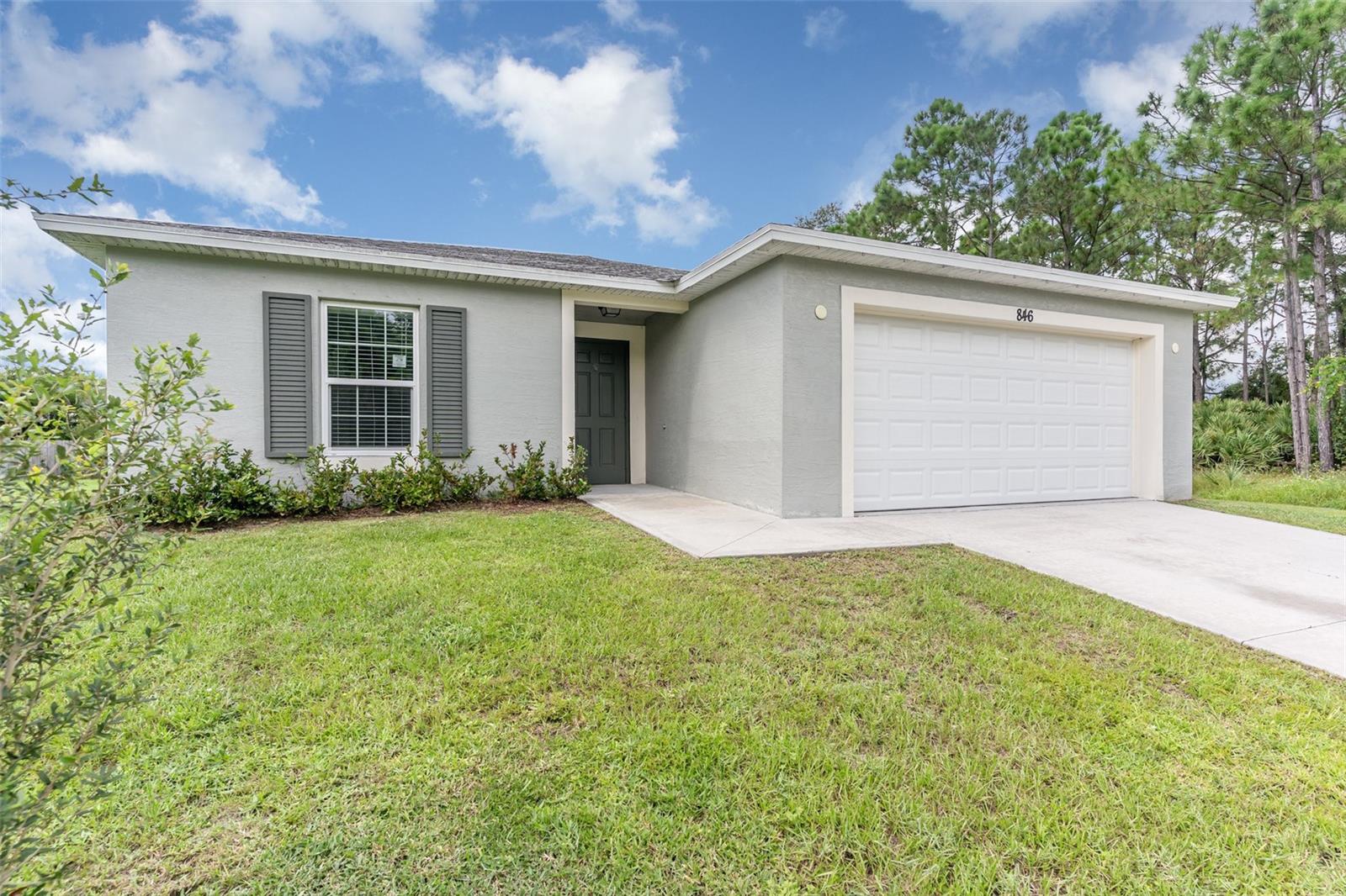 This like-new single-story home offers 4 bedrooms, 2 bathrooms, and a spacious 2-car garage. The open floor plan creates a seamless flow between the living, dining, and kitchen areas, perfect for both everyday living and entertaining. The modern kitchen is equipped with stainless steel appliances and plenty of counter space. Built in 2021, this home combines contemporary style with low-maintenance living, providing comfort and functionality throughout.
