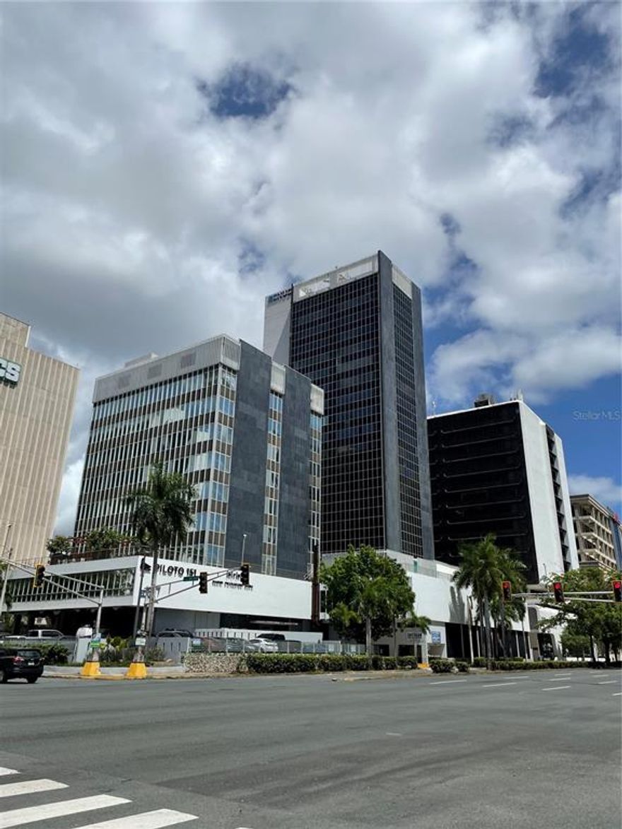 2 office towers in the heart of the Hato Rey Financial District on the corner of Ponce De Leon Ave and Chardon Ave across the street from Popular Center and AIG. Offices available for rent starting at $26.00/sf/yr. Office spaces from 254sf to 14,622sf available. Also available are storage spaces.