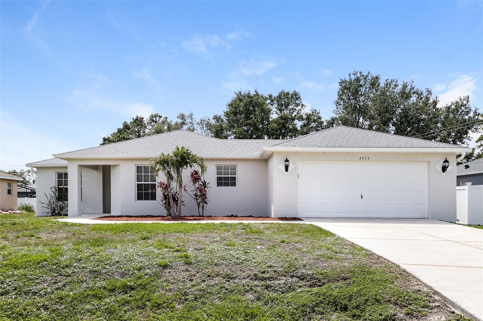One or more photo(s) has been virtually staged. Check out this stunner! This home has fresh interior paint, fresh exterior paint and partial flooring replacement in some areas. Windows create a light filled interior with well placed neutral accents. Meal prep is a breeze in the kitchen, complete with a spacious center island. Relax in your primary suite with a walk in closet included. Additional bedrooms provide nice living or office space. In the primary bathroom you'll find a separate tub and shower, plus plenty of under sink storage. The fenced in backyard gives you the perfect private area to enjoy the outdoors. Hurry, this won’t last long!