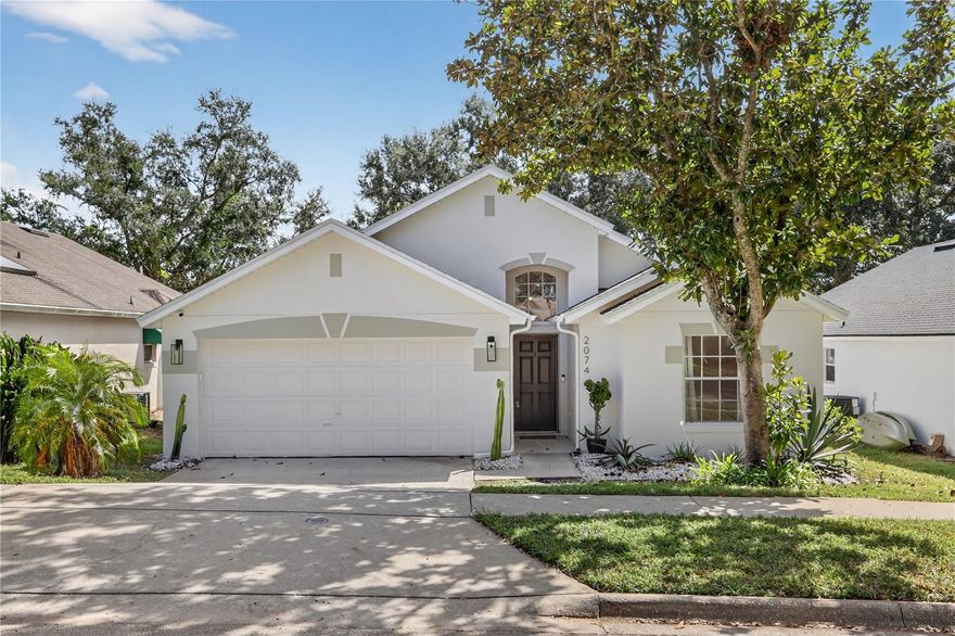 Welcome to 2074 Cranberry Isles Way, nestled in the well-known Errol Estates neighborhood! This move in ready 3-bedroom, 2-bathroom home offers a Brand New Roof (October 2025), A/C (2022), Re-Plumb (2022), Water Heater (2021). Not to mention, the kitchen and both bathrooms have been renovated. As you enter the home, you are welcomed by newer luxury vinyl flooring, a split bedroom layout with an ideal kitchen/living room set up, and a rear screened in porch overlooking your fenced in backyard. This home offers an ideal location with major highways, shopping, medical, and entertainment all in close proximity. The neighborhood of Cambridge Commons also offers yard maintenance and a community pool. Come see all this home has to offer! Call to schedule your private showing today!