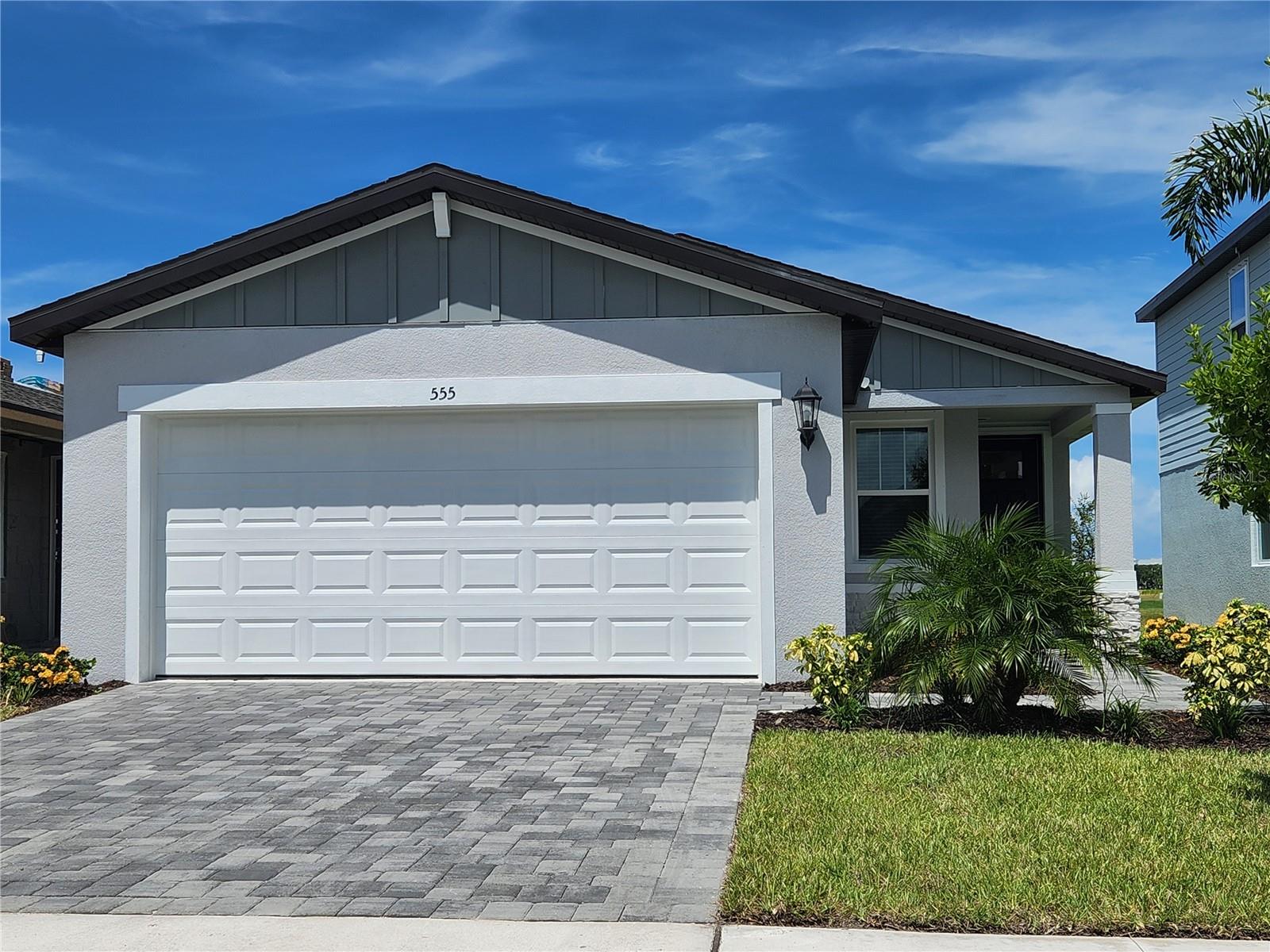 Annual rental: MAGNOLIA BAY... Brand new, energy-efficient home available NOW! Perfect location for families, professionals and those working remotely. 4 bedrooms, 2 bath 1,684 sq. ft. home with serene lake views, great amenities and easy access to everything you’ll want or need! This premier design package features white shaker-style cabinetry, quartz countertops, stainless GE appliances with breakfast bar. The spacious open concept floor plan includes 6x24 light grey plank tile flooring in the main areas of the home, laundry room with washer/dryer, 2 inch wood blinds and 2 car garage. You’ll love your morning coffee watching the water birds play from the covered lanai. Convenient to I-75 corridor, Magnolia Bay offers easy access to shopping, dining and the arts in downtown Sarasota and Venice. Residents will enjoy fabulous amenities that include clubhouse, resort style pool, fitness center, playground, pickleball, cornhole and more. Required: Background & credit check, 1st, Last & Security. Lawn care included! Tenant is responsible for Electric, Water and Cable. Pets permitted with prior owner approval and $50 additional monthly.