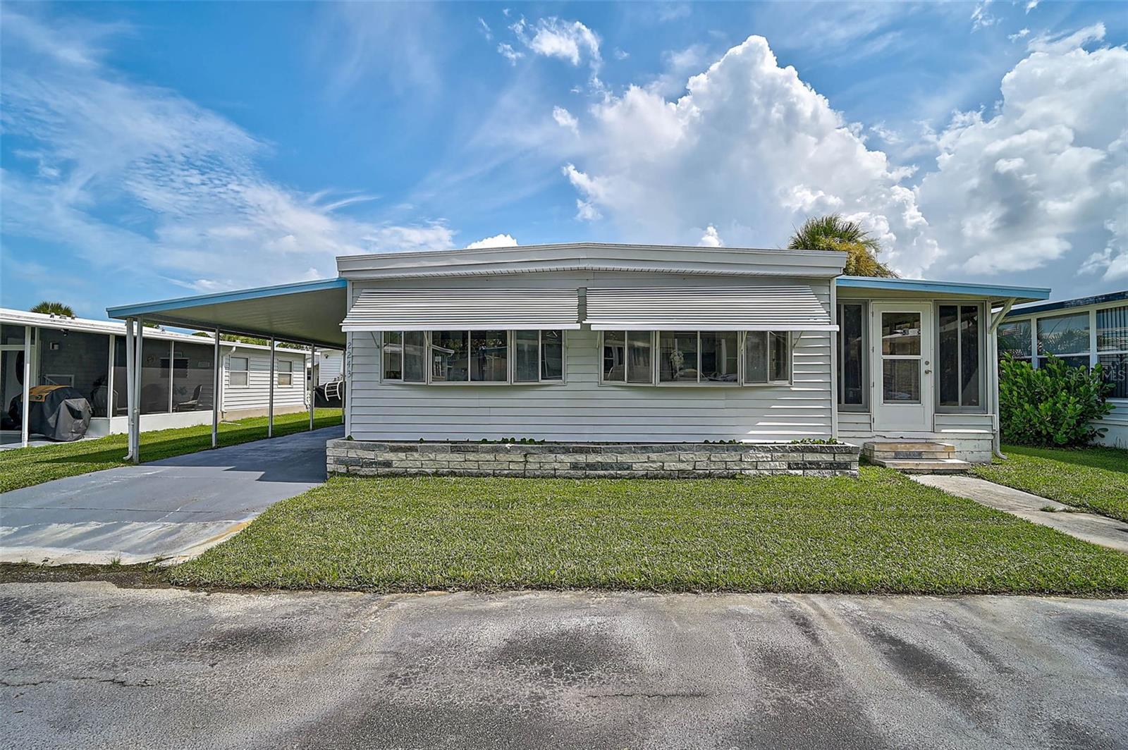 Updated 2-Bed, 2-Bath in Active 55+ Venetian Park Estates — New Roof, Low Fees, Only $149,000
Welcome to 2243 Palazza Drive, nestled in the heart of Venetian Park Estates, one of Sarasota’s most desirable 55+ resident-owned communities. This fully furnished 2-bedroom, 2-bath double-wide home offers 1,113 sq ft of comfortable living space with major upgrades already done.
Enjoy peace of mind with a new roof (2024), updated electrical panel, skylights, and an air-conditioned sunroom that adds bright usable space year-round. Additional features include a spacious walk-in closet, full-size front-load washer/dryer, and a well-maintained kitchen with plenty of storage.
Relax outdoors or join in the fun at the heated pool, spa, clubhouse, and active resident events from shuffleboard and card games to socials and water aerobics. The $175/month HOA fee covers water, sewer, trash, basic cable, lawn care, and all community amenities.
Just minutes to shopping, dining, Legacy Trail, I-75, and the world-famous Siesta Key Beach, this home offers exceptional value in a prime location.
Offered at just $149,000, this is an incredible opportunity to enjoy the Florida lifestyle without the high price tag.
Schedule your showing today — this one won’t last!