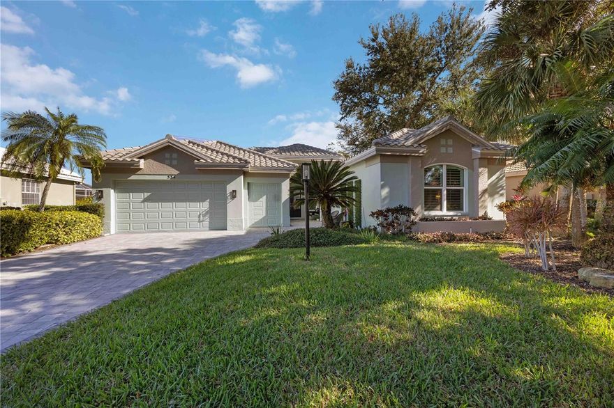 Discover this stunning, fully remodeled golf residence in the private, gated community of Venice Golf & Country Club. This elegant nearly 2,800-square-foot, 3-bedroom, 3-bath home with a 3-car garage has undergone nearly $300,000 in upgrades over the past two years, creating a modern, move-in-ready retreat with exceptional style and comfort. Set on a quiet cul-de-sac for added privacy and tranquility, the home occupies a premier homesite overlooking the 12th hole, offering expansive golf course views and a serene backdrop for everyday living and entertaining. Impressive 12-foot ceilings run throughout the home, enhancing the sense of space and volume, while all-new lighting and new ceiling fans contribute to a bright, contemporary ambiance in every room.

An open-concept floor plan welcomes you into a spacious great room and dining area that flow seamlessly to the lanai and outdoor living spaces. The outstanding, fully remodeled kitchen is a true showpiece, featuring all new appliances, soft-close doors and drawers, upgraded surfaces, and a highly functional layout ideal for both casual meals and entertaining. Luxury vinyl flooring extends through the main living areas, providing durability, easy maintenance, and an elevated modern look. Each of the three bedrooms is well-appointed, offering privacy and comfort, and all three full baths have been tastefully remodeled with contemporary fixtures, finishes, and tile work. The 3-car garage offers generous space for vehicles, storage, and hobbies, while the expanded driveway provides additional parking and convenient access for residents and guests. 

Located approximately 8 miles from Venice Beach and within a 20-minute drive of six additional pristine Gulf beaches, this home places you at the center of the coveted Suncoast lifestyle. The historic city of Venice, Florida, is known for its charming downtown with boutique shops, diverse dining, cultural venues, and beautifully landscaped parks. Residents enjoy boating and fishing opportunities, miles of walking and biking trails, a vibrant calendar of community events and festivals, and convenient access to healthcare, everyday services, and major roadways.

Venice Golf & Country Club is an established, member-owned, gated community noted for its intimate scale, lush landscaping, and active, welcoming atmosphere. Community amenities (membership required) include a championship golf course with scenic fairways and meticulously maintained greens, a clubhouse with dining, social events, and gathering spaces, a fitness center, tennis courts, and pickleball facilities, as well as a resort-style pool, wellness programs, social clubs, and walkable, bike-friendly streets and common areas with mature trees and landscaping. With its quiet cul-de-sac location, prime golf course setting overlooking the 12th hole, nearly 2,800 square feet of beautifully updated living space, extensive recent renovations, soaring 12-foot ceilings, show-stopping new kitchen, and close proximity to Gulf beaches and downtown Venice, 534 Cheval Drive offers an exceptional opportunity to enjoy refined, low-maintenance living in one of Venice’s most desirable country club communities.  This home has a golf membership; please see the membership documents attached. You do not have to be on a waiting list to become a golf member.  Call listing agent; must accompany for all showings.
