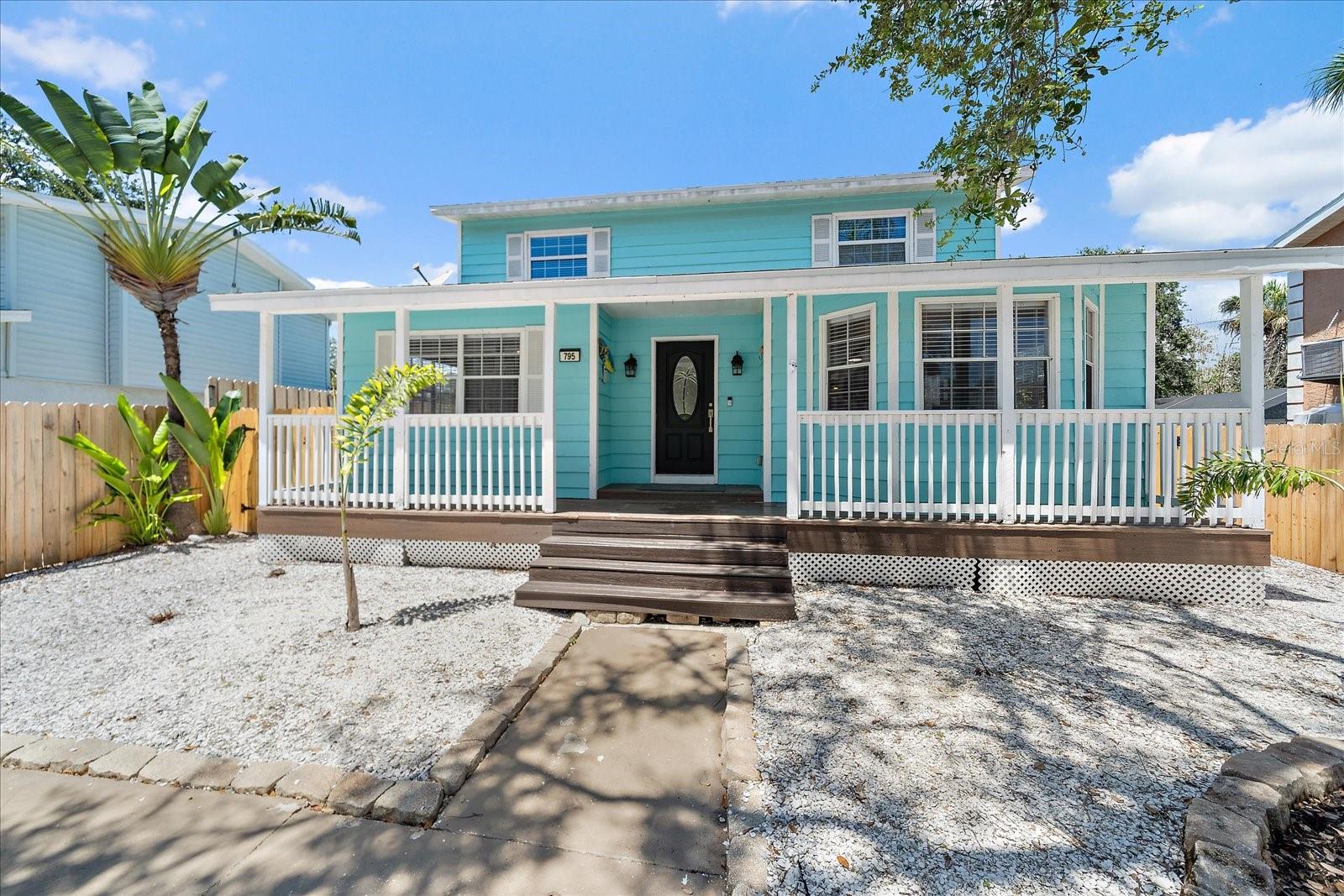 Welcome to your slice of paradise on Siesta Key. This beautifully updated 4-bedroom home offers the perfect blend of coastal charm and modern comfort, nestled on a peaceful, tree-lined street in one of the island’s most sought-after neighborhoods. Step inside to discover a bright, airy interior filled with natural light, where spacious living areas flow effortlessly into a large open-air pool, ideal for relaxing afternoons or entertaining under the sun. The heart of the home is designed for easy Florida living, with a thoughtful layout that invites connection and calm. The primary suite features a generous walk-in closet and a calming, private ambiance, perfect for unwinding after a day in the sun. Recent upgrades include a new roof installed in 2021 and a high-efficiency HVAC system from 2020, offering peace of mind and year-round comfort. Outside, the hardscaped, low-maintenance yard adds tropical appeal without the upkeep, while the paver driveway enhances curb appeal with a touch of elegance. Whether you're hosting poolside gatherings or enjoying quiet mornings with coffee and birdsong, this home delivers the kind of lifestyle that feels like vacation every day. And with Siesta Beach just minutes away, you’ll have world-class sand and surf practically at your doorstep. Move-in ready and lovingly maintained, this property is more than a home, it’s a serene escape in the heart of paradise.