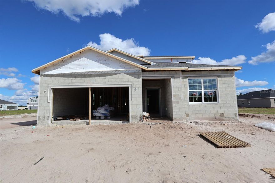 Under Construction. Discover this stunning new construction home at 2731 Laughing Gull Lane in Saint Cloud. This impressive home features thoughtful design elements throughout its well-planned layout. This home features 5 spacious bedrooms, 4 full bathrooms with quality fixtures and finishes, an open-concept living space, a lanai, a bonus room, a 2-car garage, and so much more! The home showcases excellent craftsmanship with attention to detail in every room. The open-concept design creates seamless flow between living areas, making it ideal for both relaxation and hosting guests. Your first-floor owner's bedroom provides privacy and comfort, while the additional 4 bedrooms offer flexibility for family, guests, or home office space. The 4 bathrooms are strategically positioned throughout the home for convenience. Saint Cloud offers proximity to beautiful parks and recreational opportunities. The neighborhood provides a welcoming environment with quality design standards throughout. Make your new home dreams come true today!