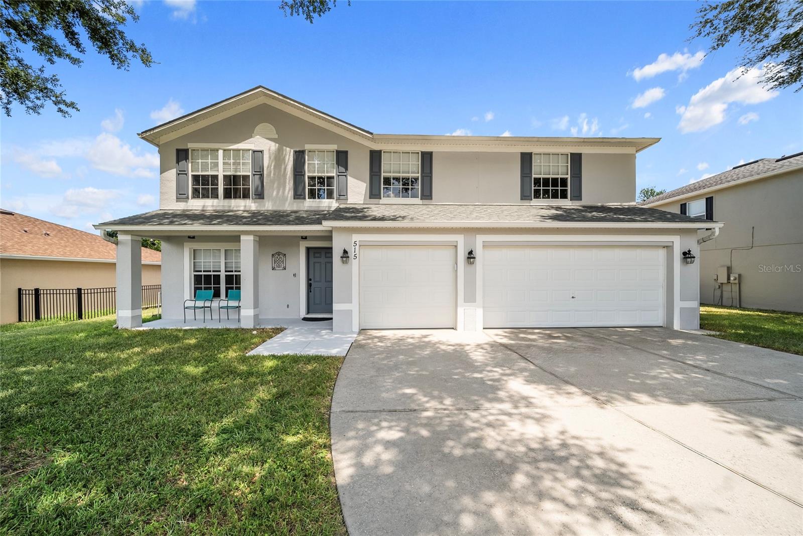 This spacious 7-bedroom, 4-bathroom home at 515 Southridge Rd offers exceptional multigenerational living in Clermont. The thoughtful layout features 2 bedrooms downstairs with an ADA-accessible bathroom, perfect for guests or family members with mobility needs.
The main level includes a living room, family room, dining room, breakfast room, and an updated kitchen with stainless steel appliances, granite countertops, and wood cabinets. Upstairs, you'll find 5 additional bedrooms and a large loft/gameroom ideal for entertainment.
The primary bedroom is generously sized to accommodate a king bed and sofa with plenty of lounging space, plus it overlooks the backyard pool area. The heated pool features solar panels for year-round enjoyment, surrounded by a spacious deck and screened lanai. The fenced yard provides additional outdoor space.
Recent updates include luxury plank flooring installed in 2025, pool equipment from 2017 with a new 2HP pump in 2024, roof replacement in 2019, water heater from 2019, and two new AC units installed in 2017.
The location offers convenient access to shopping and healthcare, with Costco nearby for bulk shopping needs. Publix Super Market at Clermont Town Center is just under 2 miles away for everyday groceries. Medical facilities including South Lake Hospital are easily accessible. The home is also close to Citrus Heights Academy and South Lake Hospital Gazebo park area.
This property combines comfortable living spaces with modern updates and a prime Clermont location, making it perfect for large families or those seeking flexible living arrangements.