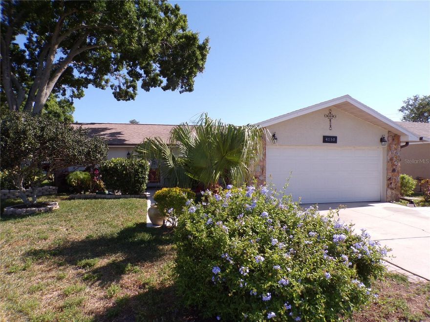 Amazing opportunity to own a 3 bedroom, 2 bath, 2 car garage, block construction home in the all ages Ciega Village Community located in the sought after Lakes subdivision of south Clearwater! The home features an open floor plan with vaulted ceilings in the spacious living area, a tastefully updated kitchen with plenty of cabinets, stylish flooring throughout, and so much more. Roof replacement was done 2020, Central AC with new duct work in 2018, water heater and garage door were both replaced within the last 5 years, and some windows have been replaced with impact windows. Get your daily swim in the heated/chilled community pool, it's a short walk away (1 block), and then sip a latte and read a good book in the screened in back porch. The ultra low maintenance fee allows for easy Florida living as it includes the community pool, clubhouse, cable, internet, pest control, reclaimed water for irrigation, and lawn maintenance so you can focus on doing things you enjoy. The beaches are 20 minutes away and so is Tampa airport, and Parkside shopping with movies and restaurants is 8 minutes away. This home sits in a NON FLOOD zone and does not require flood insurance. Come fall in love with this home and the neighborhood and make it your own.