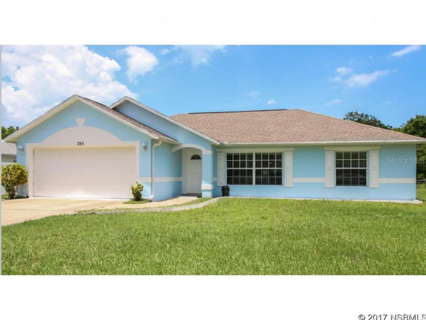 This solid home on a quiet cul-de-sac in Holly Hill is a true hidden gem. Well-maintained and featuring lots of upgrades, you need to see this house to believe it. Enjoy the spacious backyard with space between you and your neighbors, including 2 concrete patios and an outdoor shower! Some the of features include: vaulted living room ceiling, extra durable Elastomeric paint on exterior, rain gutters installed in 2012, manual hand pump hooked into well, new heavy duty attic ladder, and an extra heavy duty roof on the enclosed porch/4th bedroom. Additional hidden storm/safe room offers extra safety in any situation. Make sure you see it today!