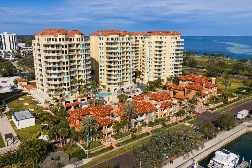 Where sky meets sophistication.


This coveted penthouse at the Vinoy commands breathtaking, panoramic vistas that sweep across the St. Pete Pier, Albert Whitted Airport—where private aircraft arrive and depart—the Vinoy Marina, and the glittering downtown St. Petersburg skyline. Soaring 10-foot ceilings, full-height sliding glass doors, and expansive wraparound balconies frame the views while bathing the interiors in natural light. Move-in ready and professionally designed by Steven Anthony Luxury Homes, the residence offers a seamless blend of refinement and comfort.

Spanning approximately 5,300 square feet, this trophy home features three bedrooms, three-and-a-half baths, and a work-from-home den that easily converts to a fourth bedroom. Designed for effortless living and entertaining, the chef’s kitchen opens to the great room and features European-style Allikriste Custom Cabinetry, quartzite countertops, and an exceptional suite of appliances—including Wolf warming and dish drawers; Sub-Zero refrigerator, freezer, and compact refrigerator; and a Fulgor Milano induction range. A discreet prep kitchen with sink and dishwasher ensures effortless entertaining.

Solid oak hardwood floors run throughout, complemented by a dramatic, floor-to-ceiling 100-bottle wine wall and a bespoke cocktail bar designed to take in the views. The primary suite is a true retreat, offering a fireplace, Tampa Bay views, an expansive walk-in closet, and a spa-inspired bath with soaking tub, oversized glass shower, dual vanities, and a private water closet. Two additional guest suites feature custom closets and beautifully appointed en-suite baths. The den enjoys patio access, adding flexibility for living or hosting.

Renowned for its exclusivity, the Vinoy delivers resort-style amenities including two heated pools, a 24/7 manned guardhouse, a state-of-the-art fitness center, a club room, and ample guest parking. Just steps from world-class dining, museums, and cultural attractions, this is downtown living at its most elevated.
