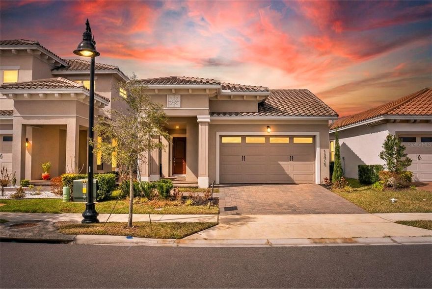 Beautiful move-in ready single-story home featuring 3 bedrooms and 2 bathrooms in the highly desirable gated Eagle Creek community. This thoughtfully upgraded residence offers a modern open-concept floor plan perfect for everyday living and entertaining.

The spacious kitchen is a true centerpiece, showcasing a large quartz waterfall island, farmhouse sink, elegant backsplash, gorgeous cabinetry, and contemporary finishes throughout. Modern vinyl flooring flows seamlessly through the main living areas, adding both style and durability.
Step outside to enjoy a fully fenced backyard with plenty of space for family gatherings, pets, or future outdoor enhancements. The covered patio includes a built-in grill, making it ideal for entertaining year-round. This home is truly move-in ready and beautifully maintained.

Eagle Creek is a resort-style, gated community with no CDD fee, offering outstanding amenities including multiple pools, playgrounds, tennis and basketball courts, a dog park, clubhouse with fitness center, and gazebo. Ideally located in the heart of Lake Nona, this home provides convenient access to Orlando International Airport, Brightline Station, Medical City, top-rated schools, shopping, dining, major highways (417 & Beachline), and Orlando’s world-renowned attractions. This exceptional home delivers luxury, location, and lifestyle, a rare opportunity in Eagle Creek. Schedule your private showing today.