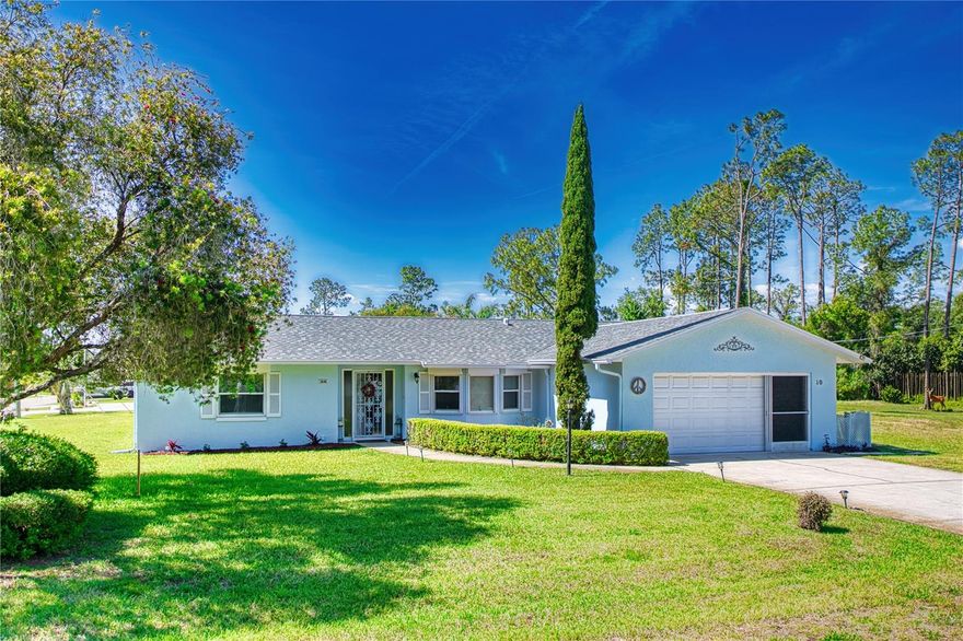 You are going to love the comfort, value, and Florida lifestyle this beautifully cared-for Palm Coast pool home has to offer. Situated on an oversized corner lot with a fully fenced yard and inviting curb appeal, this home delivers far more usable living space than the bedroom count alone might suggest.
Inside, the home features two generously sized bedrooms, and each bedroom has access to its own bathroom, creating the feel of two private suites. This layout works beautifully for owners, guests, extended stays, or anyone who values comfort and privacy. The flexible floor plan also includes both a living room and family room, giving the home multiple gathering areas and a much larger feel than expected.
The enclosed Florida room adds even more usable lifestyle space and includes a kitchen pass-through, making it ideal for entertaining, relaxing, hobbies, overflow dining, or enjoying the pool view in comfort. Combined with the separate living areas, the home feels spacious, practical, and easy to enjoy.
The remodeled kitchen is a standout feature, thoughtfully updated with attractive cabinetry, glass-front display cabinets, generous drawer storage, upgraded stainless steel appliances, a Bosch dishwasher, breakfast bar, and wine/beverage cooler. The kitchen connects nicely to the main living areas and Florida room, creating a functional layout for everyday living and entertaining.
Step outside to the screened inground pool, a true centerpiece of the property and an ideal setting for Florida living. Whether you are relaxing poolside, entertaining friends, or enjoying the privacy of the fenced yard, this outdoor space adds tremendous appeal.
Additional features include tile and wood-laminate flooring, inside laundry, screened garage, water softener/treatment system, and roll-down storm shutters that can be conveniently operated from inside the home — a valuable Florida feature that adds comfort, security, and peace of mind.
With its oversized corner lot, two large private bedroom suites, remodeled kitchen, multiple living areas, enclosed Florida room, screened pool, fenced yard, and well-maintained condition, this home is a must-see for buyers looking for comfort, privacy, function, and true Florida living. New Roof installed 2021