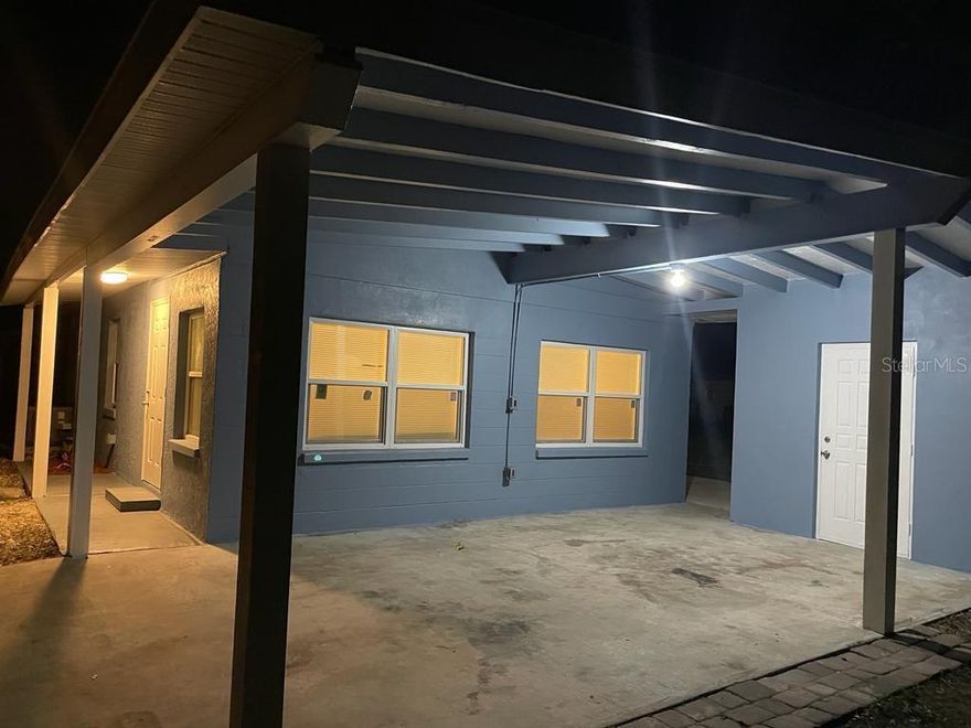 We are ready, for this home to be available. Don't miss the opportunity to make this lovely 2-bedroom, 1-bathroom with a carport home your own. 

This newly renovated gem boasts 2-bedroom and 1-bathroom Enjoy the modern touch of beautiful tile flooring, fresh paint, upgraded dark wood cabinets, granite countertops, and stainless steel appliances in the kitchen.

New Hurricane Impact Windows and a spacious backyard, good for outdoor 

The House is completely furnished, so just bring your clothes and enjoy it
3  Tv,s (2 Rooms and living room), 

 the house is very close to a Public water Park.