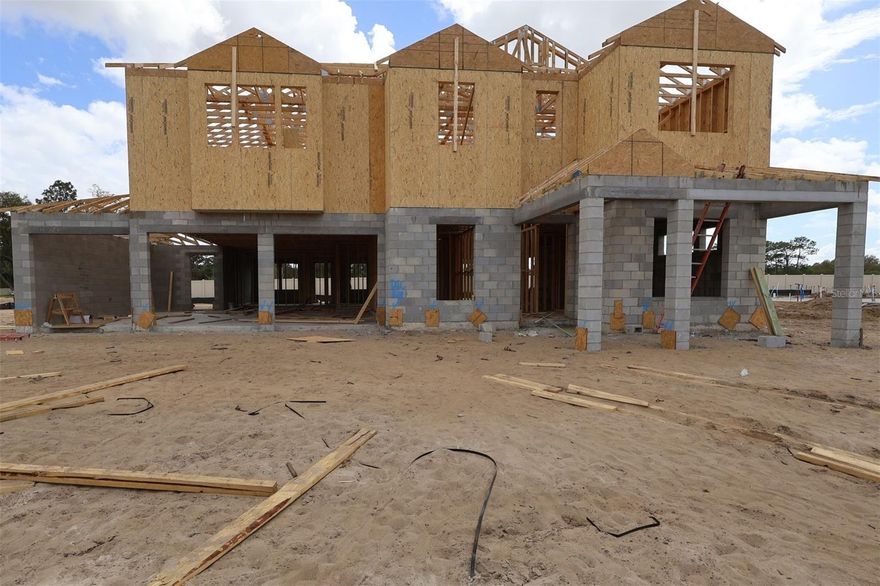 Under Construction. If you're searching for a spacious, single-story home that offers 5 bedrooms, 4 baths, and a 4-car garage, 3539 Wolves Creek Place in Apopka, FL is your perfect match! With 4,728 square feet of thoughtfully designed living space, this plan combines privacy, comfort, and versatility for today's modern lifestyle.

Step inside and be welcomed by a formal dining room and a private den, ideal for hosting elegant dinners or creating a quiet home office. At the heart of the home, the open-concept kitchen shines with a large island and an inviting eat-in nook, all overlooking the impressive 20' x 21' family room—perfect for entertaining or relaxing with loved ones.

A first-floor guest suite just off the family room makes multi-generational living effortless. Oversized windows and 8-foot pocket sliding doors flood the home with natural light and create a seamless connection to the outdoors, where you can enjoy your lanai in style.

Upstairs, discover a loft retreat surrounded by secondary bedrooms and the luxurious owner's suite, featuring a spacious walk-in closet, dual vanities, linen storage, a separate shower and a soaking tub for a spa-like experience.

Contact us today to learn more!