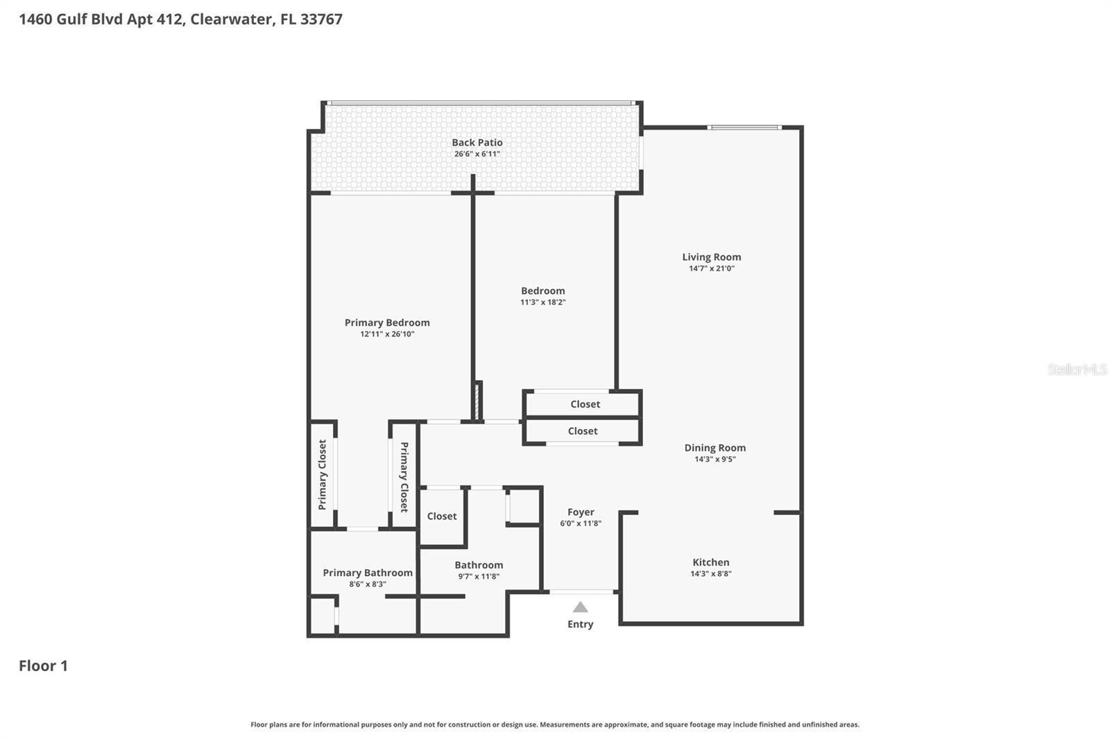 SAND KEY CONDO-SOUTH BEACH 1460 - Residential