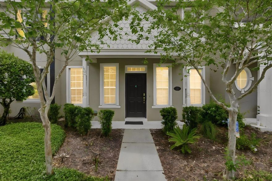 Easy living meets unbeatable convenience in sought-after Victoria Commons! This well-maintained townhouse offers a low-maintenance lifestyle perfect for today’s busy homeowner.Overlooking a ?????? park setting and located directly across from the community mailbox, this home features 2 bedrooms and 2 full baths upstairs, while the downstairs office provides flexibility as a potential 3rd bedroom. The main level also includes a spacious living room, half bath, laundry area, and an open kitchen flowing into the family room and dining space—ideal for everyday living and entertaining. Step outside to your private, oversized patio complete with a hot tub, creating the perfect space to relax or host guests. The patio seamlessly connects to the rear-entry garage for added convenience. Enjoy a true walkable lifestyle with restaurants, pharmacy, ice cream shop, medical center, fitness center, and community pool all just steps away. Spend your evenings strolling around the scenic lake or simply enjoying the peaceful surroundings. Location is everything—and this one delivers! Just 2 minutes to I-4, with an easy 15-minute drive to Daytona, 20 minutes to Sanford, and under an hour to Orlando International Airport. Forget about weekend yard work—the HOA handles all exterior maintenance including the roof, grounds, high-speed internet, and cable TV. 
This is carefree Florida living at its best—don’t miss your chance!