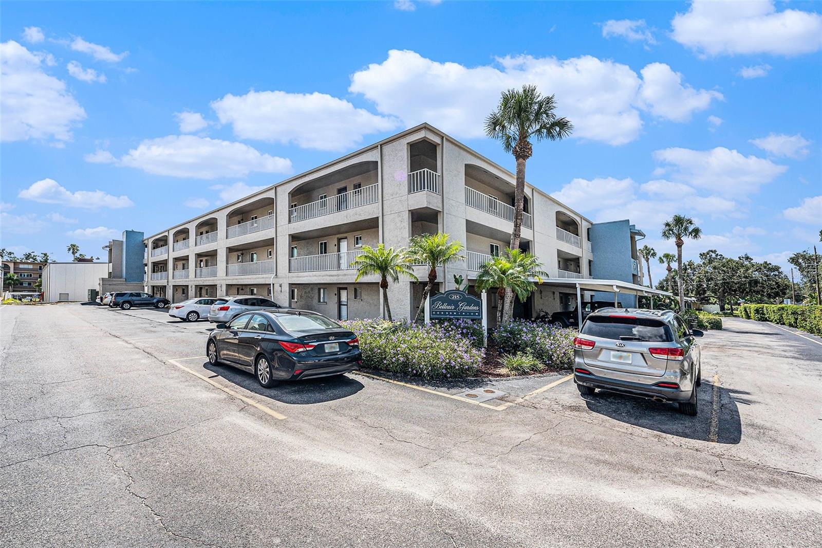 Welcome to this charming third-floor condominium in Belleair Gardens, a vibrant and well-maintained community. Literally next to a Publix, it's just a short walk to shops, restaurants, and a quick trip over the causeway to the beautiful Gulf beaches, offering the perfect Florida lifestyle.
This move-in-ready 1-bedroom, 1-bath unit features a spacious open-concept layout with 729 square feet of living space. Enjoy sunsets from the well-appointed kitchen, which features a convenient pass-through breakfast bar dining area. The large bedroom provides comfort and privacy with a generous walk-in closet, and an attached, screened, glass-enclosed Florida room offers a serene retreat with an expansive view.
You'll have peace of mind knowing the building has passed its Milestone Inspection and features an updated AC and a newer roof, along with a new hot water heater and electric panel. The community is complete with elevators, a clubhouse, and a swimming pool. The HOA fees cover essential services, including cable TV, water, sewer, trash, and maintenance, ensuring a low-maintenance living experience.
A convenient out-of-unit storage space is located down the hall, right next to the laundry room. A private parking space on the covered carport is a fantastic bonus.
This is a rare opportunity to own a condo in a fantastic location with a history of strong sales and a solid community. This is the closest you'll get to Paradise with no flood and no evacuation. Don't miss your chance to call this home!