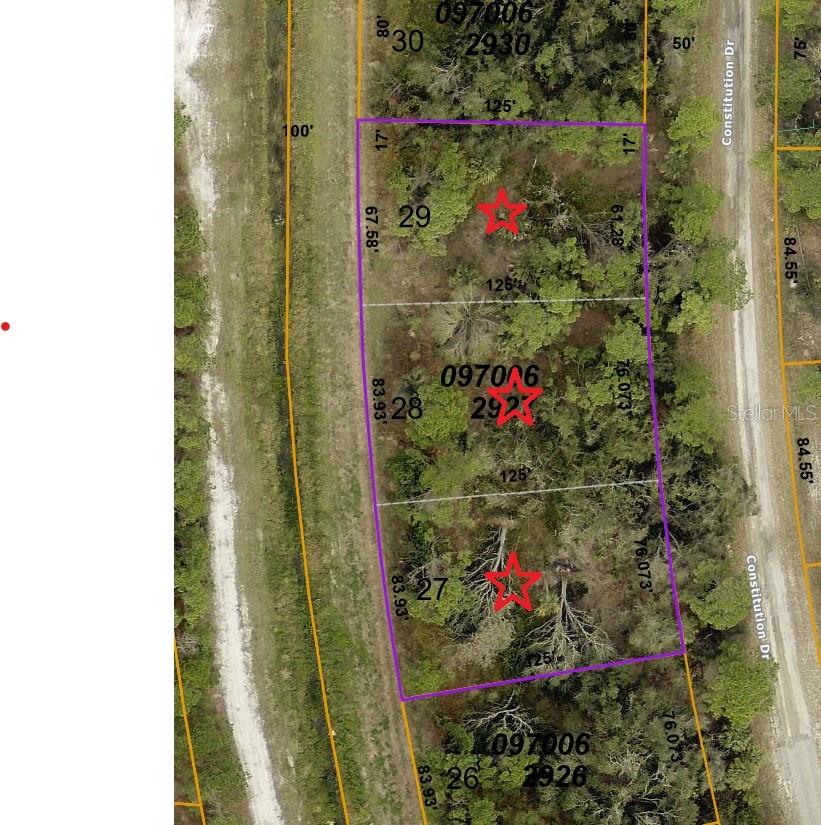 TRIPLE LOT! NO HOA! Welcome to the charming city of North Port! This fantastic vacant lots presents a wonderful opportunity to build your dream home or invest in a thriving community. North Port is an area that has seen major growth in the past few years and is convenient for those looking to commute to Sarasota or Fort Myers. The City of North Port offers so many community highlights, including a new Water Park, Atlanta Braves Spring Training Stadium, shopping, dining, plenty of public parks, and less than a 30-minute drive to pristine Gulf Coast Beaches! Don't miss this one;