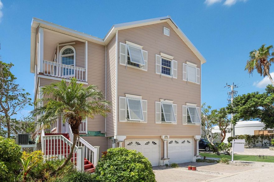 Under contract-accepting backup offers. UPDATE: New metal roof installed March 2023, new carpet, interior completely re-painted.

This is a great opportunity to potentially restore the current structure or to design and build a new home in a private location with open water views and deep-water dockage contained on a 50’ x 125’ lot. Originally built in 1996, this 3 bedroom and 3.5 bath 2,924 square foot home enjoys spectacular open water views and Boca Grande Bayou frontage with two boat slips. Located in Boca Grande’s Historic District, this site is conveniently located close to the village shops and restaurants with easy beach access a block and half away.  
   
Property being sold AS-IS.