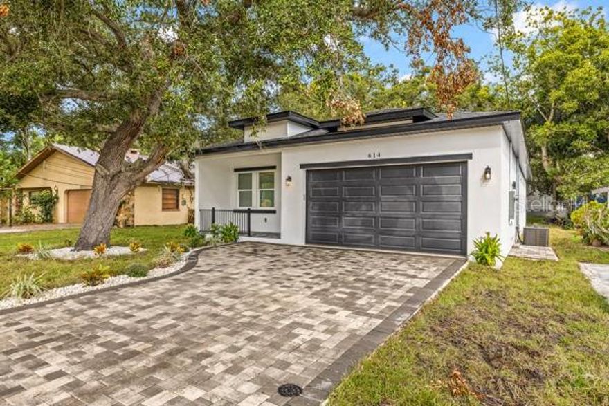 One or more photo(s) has been virtually staged. Brand New 2025 Construction. NO FLOOD ZONE & NO HOA. This stunning new construction home is nestled in the charming community of Safety Harbor, FL. Centrally located and just minutes from the downtown SAFETY HARBOR, where locals and visitors alike enjoy wine bars, craft breweries, boutique shopping, and amazing restaurant selections. Spend your mornings sipping coffee on the front porch or back porch. This modern masterpiece boasts 4 bedrooms, with one of the rooms serving as a large bonus/game room. The 3 bathrooms feature fully tiled showers and baths, and the 2-car garages offer ample space and luxurious comfort for all. Step inside and be greeted by the exquisite interior features, including 10-foot-high ceilings, that make this home truly exceptional. The kitchen is a chef's dream, featuring white shaker cabinets and a large center island with plenty of seating. Offering 1930 of exquisite open living space and a total of 2729 sqft under the Roof, you will love the new luxury vinyl plank flooring that extends throughout the main living areas. Additional features include 2 master bedrooms with each offering sliding doors to the back porch, 2 walk-in closets, and 2 double vanities, and voluminous high ceilings and transom windows invite the sunshine for a light and bright ambiance. Every detail has been carefully considered to provide the utmost in comfort and convenience. Walking distance to downtown Safety Harbor and one block from the Bay and to the Safety Harbor Marina Pier and Park. Situated just 20 minutes from Tampa International Airport and 25 minutes from the pristine beaches of Clearwater, this home offers both convenience and coastal living at its finest. Quick access to the Courtney Campbell causeway for Tampa and St. Pete commuters, this home is just a short jaunt to Tampa International Airport (TIA) and St. Pete Clearwater Airport (PIE). Safety Harbor is the area’s best-kept secret, and don't miss this incredible opportunity to own a brand new, modern home in the sought-after community of Safety Harbor.