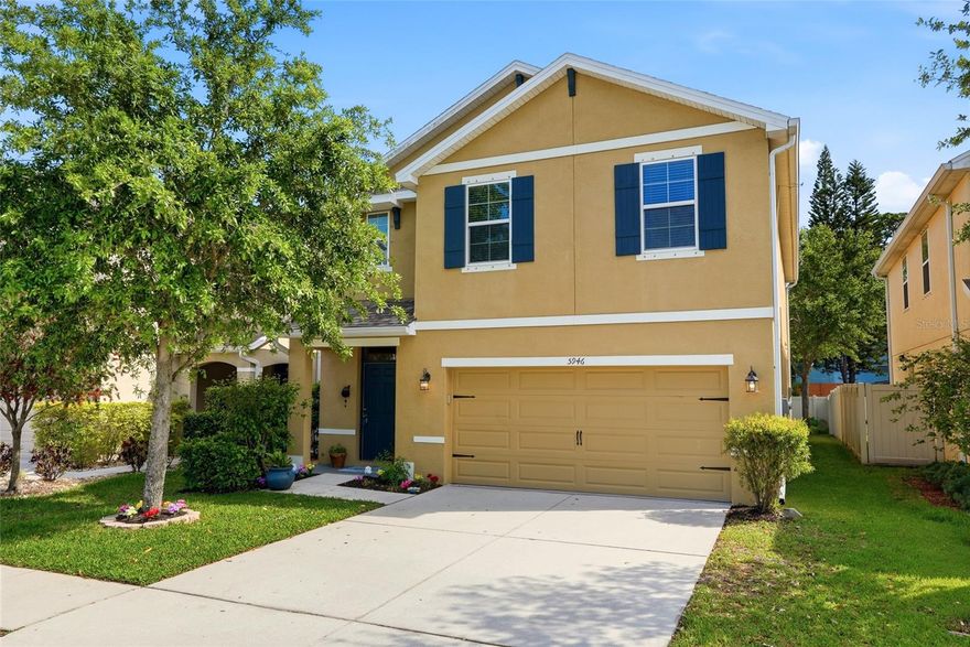 Welcome to Stonebrook Crossing, a premier gated community in the heart of Pinellas Park. This beautifully maintained five-bedroom, three-bathroom custom home, built in 2017, offers a perfect blend of modern luxury and family comfort.

The thoughtful floor plan is designed for today’s lifestyle. The main floor features LVP flooring throughout and includes a private bedroom and full bath with new quartz countertops—ideal for guests or a nanny suite. The open-concept living area boasts an elegant kitchen equipped with custom cabinetry, granite countertops, a new subway tile backsplash, upgraded appliances, and a walk-in pantry.

Upstairs, the luxurious owner’s suite includes a walk-in closet and a spa-inspired ensuite with quartz countertops and a soaking tub. Three additional bedrooms, a versatile loft, and a convenient laundry room complete the second level.

Key upgrades and features include:

- New Roof: Installed November 2024 with architectural shingles and a secondary water barrier.
- Systems: Whole-house water filtration and softening system, pre-wiring for a generator, and a new UV light in the air handler.
- Outdoor Living: A private backyard retreat featuring a combination swim spa and hot tub.
- Location: High-and-dry (no flood insurance required) and close to shopping, dining, downtown St. Petersburg, and world-class beaches.

This home truly represents Florida living at its finest. Please let me know if you would like to schedule a viewing to see this amazing property in person.