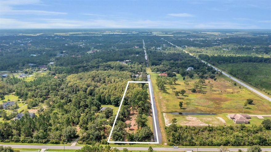 Discover the perfect opportunity to build your dream home or invest in a prime piece of Florida land. This 2.6-acre vacant parcel offers over 2 acres of high and dry land, providing a solid and desirable foundation for future development.
Enjoy the freedom and flexibility of no HOA, giving you the ability to design and use your property without restrictive rules or added fees. Even better, the property is zoned for horses, making it ideal for equestrian enthusiasts or those looking to embrace a more rural lifestyle with room to roam.
Experience the peace and privacy of spacious acreage while still being conveniently located near everything Central Florida has to offer. Just a short drive to Orlando International Airport (MCO), this property is perfect for frequent travelers or those seeking easy access to the city. Plus, you’re only about 30 minutes from beautiful beaches and world-renowned theme parks, giving you the best of both relaxation and entertainment.
Whether you’re looking to build, invest, or hold for the future, this property combines location, usability, and potential in one exceptional package.