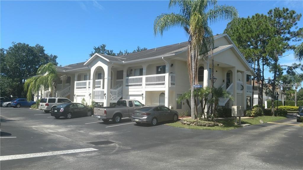 GRAND PALMS Community featuring well maintained 2 bedroom - 2 bath Second floor unit. Kitchen with dinette area. Open floor plan for living and dining. New luxury vinyl throughout. Laundry closet includes stackable washer/dryer. Private screened rear patio. One reserved parking space. Convenient location minutes away from Celebration, Disney, major highways, shopping and dining. NO PETS.
Call today for private showing.