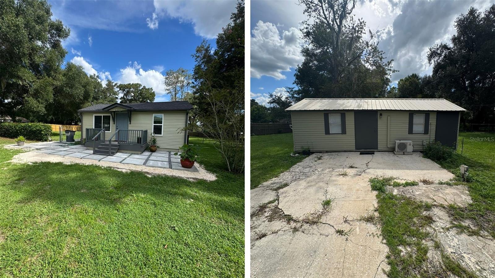 Don’t miss this unique leasing opportunity just minutes from Downtown Ocala! Situated on a spacious corner lot, on nearly 1 Acre, zoned Agricultural, this property offers two separate fully renovated dwellings: a 2-bedroom, 1-bathroom unit and a 1-bedroom, 1-bathroom unit—available to lease separately or together.
Enjoy updated laminate flooring throughout (no carpet!), all appliances including Washer and Dryer, modern finishes, and wide-open outdoor space perfect for planting, gardening, or raising chickens. Located close to shopping, restaurants, hospitals, and all that Ocala has to offer.
Come see the charm and flexibility of this property for yourself!