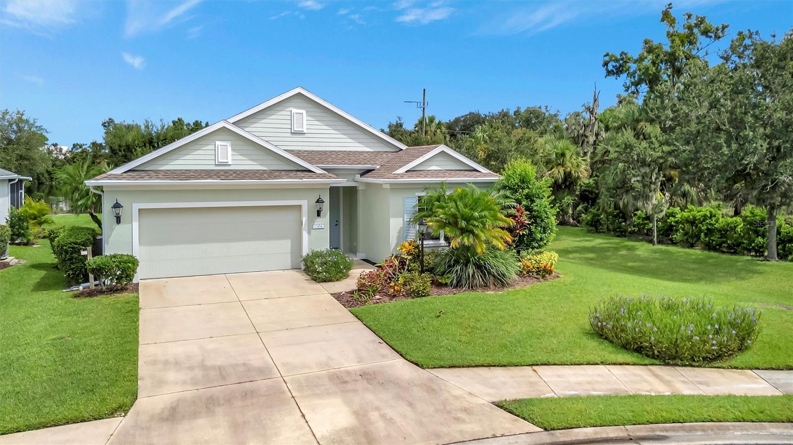 Welcome to 1306 Morning Sky Glen Bradenton FL this beautifully maintained single family home in the gated community of River Sound. This 2-bedroom, 2-bath plus Den/Study home offers an open-concept floor plan perfect for everyday living and entertaining. The light-filled kitchen features ample cabinet space, a breakfast bar, and flows seamlessly into the spacious living and dining areas. Enjoy peaceful mornings or relaxing evenings on the screened extended lanai overlooking a serene lake view.
Residents of River Sound enjoy access to community amenities including co,mmunity pool, hot tub, parks and playgrounds. Conveniently located just minutes from I-75, shopping, dining, and the pristine Gulf Coast beaches, this home offers both lifestyle and location. Perfect as a primary residence, seasonal retreat, or investment property. Don't miss this opportunity!