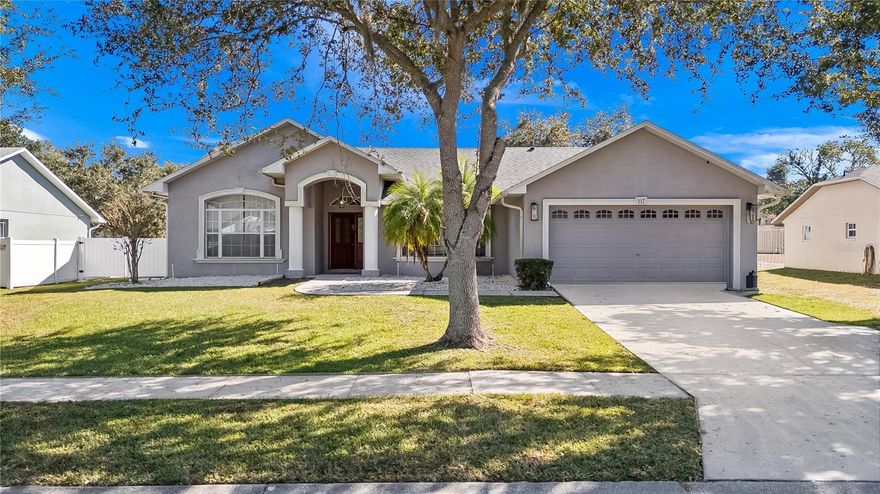 On a quiet street in the East Lake Reserve community, this 3 Bedroom, 2 Bath Home is CONVENIENTLY LOCATED in between Lake Nona and Downtown St Cloud as well as a short drive to Orlando International Airport (10 miles), Sanford International Airport (33 miles), Kissimmee Gateway Airport (12 miles away), Orlando Executive Airport (18 miles); while providing easy access to the 528, 408, 417 and the Florida Turnpike.  GATED COMMUNITY.  ENJOY the outdoor living under the covered lanai and the privacy of the fenced-in backyard.
The community itself enhances the lifestyle with amenities including a playground, RV/boat parking; and a waterfront park, with a scenic dock area of breathtaking sunsets overlooking East Lake Toho, ideal for fishing or simply soaking in the views.  
The gated community also offers fantastic amenities including basketball courts, a playground, secured boat/RV storage, and direct lake access.  >>>> RentSpree Application Link: https://apply.link/TXbtWWk <<<<