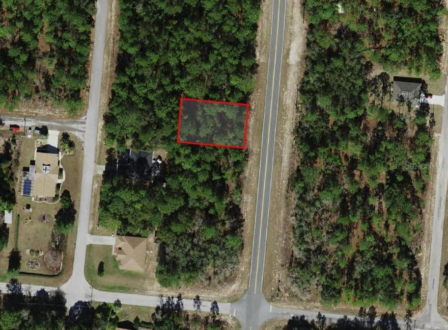 Located in the charming community of Citrus Springs, this vacant parcel is the perfect spot for your dream home or investment! No HOA fees and no flood zone—plus, it's on a paved road with access to Citrus County Water Resources. Enjoy the nearby Withlacoochee and Rainbow Rivers for freshwater fishing, boating, and kayaking, or head to Crystal River for scalloping and swimming with manatees. Citrus Springs offers paved bike trails, tennis courts, a golf course, parks, and a vibrant community center. The Withlacoochee Trail is less than 10 minutes away, and you're just a short drive from shopping, medical facilities, and the library. Centrally located between Dunnellon, Inverness, Beverly Hills, Crystal River, and Homosassa, this lot is also about 15 minutes from the Suncoast Expressway, 20 minutes from Ocala and I-75, and an hour from Gainesville. Easy access to Spring Hill, Brooksville, Tampa, and Orlando makes this a prime location.