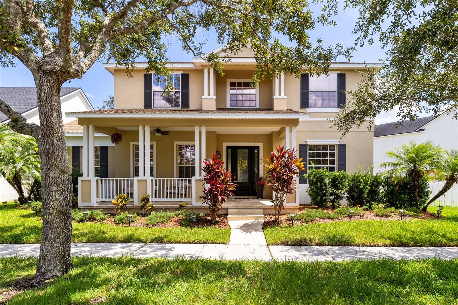One or more photo(s) has been virtually staged. Nestled in the heart of Avalon Park (Live Oak Village), one of East Orlando’s most vibrant and sought after communities known for its tree lined streets, parks, and small-town charm, this residence offers rare flexibility with a full main home plus a private apartment over the 3car garage. With tenants interested in staying, the apartment provides a unique opportunity for built in rental income or private space for extended family.
The main home features 4 bedrooms, 3.5 baths, and 2,906 square feet of living space. At the front, a wide covered porch with a glass entry door invites you to sit back, relax, and take in the views of the pool, pond, and conservation area just across the street. Inside, the formal living room has been transformed into a dedicated office with crown molding, while the formal dining room sets the stage for gatherings with wood floors, crown molding, and chair rail detail. The family room centers around a gas fireplace and flows into the kitchen, where granite counters, stainless steel appliances, 42” wood cabinets with drawers, an island with breakfast bar, pot rack, and bay window with built in bench create a space that is both functional and welcoming.
A full guest bedroom with an en suite pool bath, half bath, and laundry room with washer and dryer included complete the first floor. The upgraded staircase banister leads you to a large loft offering flexibility for a media room, playroom, or home gym. Two secondary bedrooms share a full bath with a dual granite vanity, while the primary suite features double door entry, a walk-in closet, and a spacious bathroom with granite vanities, a makeup area, a garden tub, and large seamless glass shower.
The private apartment is located above the garage and includes a living room, bedroom, full kitchen with dinette, bathroom, and its own laundry with washer and dryer combo. Spanning about 660 square feet, it was fully updated in 2024 with new laminate flooring, appliances, screen door, and a dedicated 1.5-ton AC unit. A 2025 tankless water heater adds further convenience.
Outdoor living is a highlight, with a generous fenced lot just shy of a quarter acre and a large rear patio that is partially covered and screened, connecting to the garage by a breezeway.
Recent upgrades include a 5-ton AC (2024), microwave (2024), water softener (2024), Alexa enabled refrigerator (2021), as well as crown molding, pocket doors, and updated lighting and fans. And yes, the TVs convey. Bonus!
This Avalon Park home delivers spacious living, thoughtful updates, and income potential, all on a prime lot in one of East Orlando’s most desirable communities.
While the home offers solid mechanical upgrades and a flexible floor plan, it is priced with the understanding that it would benefit from fresh interior and exterior paint and cosmetic updates, allowing the next owner to truly make it their own. * Be sure to look at the floor plan, upgrade list, 3D pics and utility info.
Avalon features a splash pad, community pools, gated playground w/ bathrooms, jogging/biking trails, dog park & football/soccer/baseball fields. Zoned for top-rated schools. Downtown Avalon provides shops, restaurants & professional services. Near Downtown Orlando, 528, 417 & 408, Waterford Lakes, UCF, Medical City, Lake Nona, Florida’s beaches & major attractions. Basic cable & internet included in HOA dues via Spectrum.