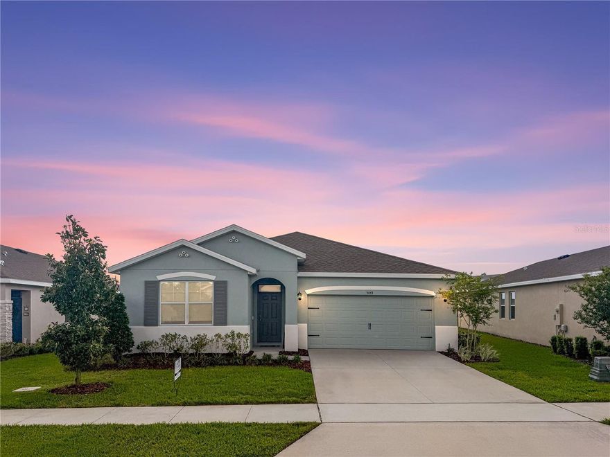 One or more photo(s) has been virtually staged. In a sea of newer construction, this home immediately stands apart with one of the features buyers want most and rarely find: NO REAR NEIGHBORS, A PEACEFUL WATER VIEW, AND A SENSE OF OPENNESS THAT IS HARD TO DUPLICATE. Instead of looking directly into another backyard, you can enjoy a more private setting from both the main living areas and the screened lanai—exactly the kind of backdrop that makes a home feel special.

Inside, the layout offers the easy, comfortable flow buyers love, with wide-open gathering spaces that feel bright, welcoming, and easy to live in. The kitchen sits at the heart of the home, creating a natural connection between cooking, dining, and everyday living. GRANITE COUNTERTOPS, GRAY CABINETRY, STAINLESS STEEL APPLIANCES, A GENEROUS ISLAND, PANTRY STORAGE, and open sight lines give the space both style and function for everything from quiet mornings to casual get-togethers.

The split-bedroom design creates a thoughtful sense of privacy, with the secondary bedrooms tucked away from the primary suite. Privately positioned at the rear of the home, the primary retreat feels spacious and relaxing, with a LARGE WALK-IN CLOSET, DUAL VANITIES WITH GRANITE COUNTERS, and a GLASS-ENCLOSED TILED SHOWER. Just off the garage entry, a convenient DROP ZONE WITH COUNTERTOP adds the kind of everyday function buyers truly appreciate.

The SCREENED LANAI is where this home really shines. Whether it’s morning coffee, an evening glass of wine, or simply a quiet moment at the end of the day, the backyard view becomes an extension of the living space. The open green space and water view create a setting that feels calmer, more private, and more inviting than so many nearby homes where the main view is another backyard.

And in a market filled with new homes, Beaumont offers an added lifestyle advantage. Residents enjoy a RESORT-STYLE POOL, CLUBHOUSE, FITNESS CENTER, PICKLEBALL, BOCCE, CABLE, INTERNET, AND LAWN MAINTENANCE—making this an especially appealing option for buyers looking for MOVE-IN READY COMFORT and a LOW-MAINTENANCE FLORIDA LIFESTYLE.

SHOWS LIKE A MODEL WITHOUT THE WAIT TO BUILD, this home offers the combination of SETTING, PRIVACY, VIEW, LAYOUT, AMENITIES, AND EASY EVERYDAY LIVING that makes it stand out.