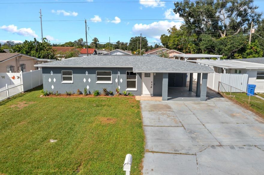 Nestled in the heart of Tampa, this charming 4-bedroom, 2-bath home offers the perfect blend of functionality and Florida charm. Whether you’re a first-time buyer, growing family, or savvy investor, you’ll appreciate the spacious layout, natural light, and thoughtful updates throughout.

Step into a bright living area that flows seamlessly into the kitchen and dining space—ideal for hosting guests or enjoying quiet evenings with family. The PVC fenced backyard provides privacy and room to play, garden, or unwind under the Florida sun. With no HOA/CDD and a central location near schools, parks, shopping, and major highways, convenience is built into every corner.

Updates have been made to the home since 2021: kitchen, baths, interior paint, utility shed, new appliances (2025), new landscaping (2025), and new roof installed (2025). This home is move-in ready and waiting for its next chapter. Schedule your private showing today and discover the possibilities!