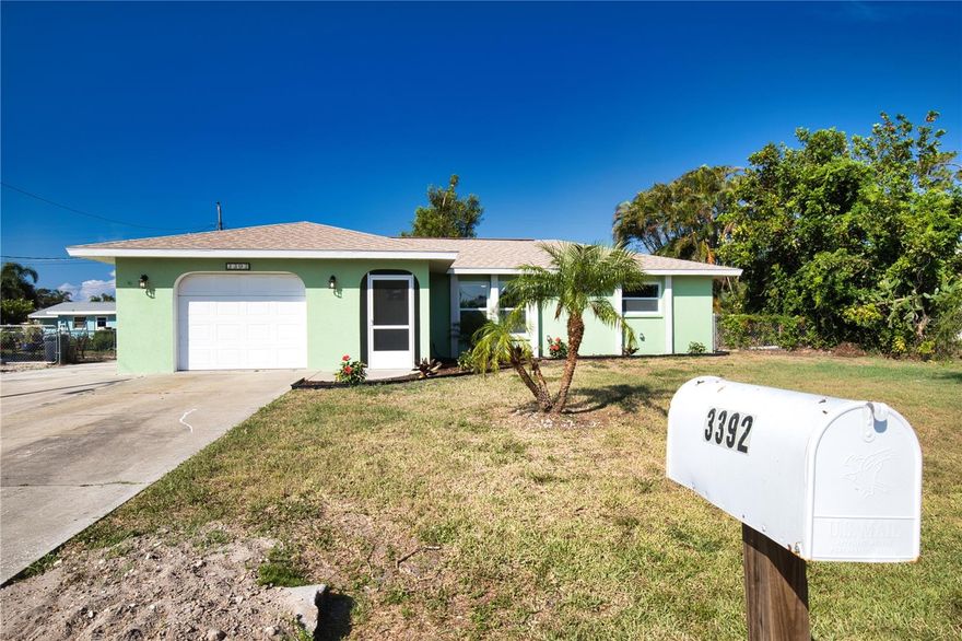 Cute Florida Home with a private backyard for enjoying the Florida Lifestyle! Located near the desirable Shamrock Park and South Venice Ferry & Boat launch.

This cozy 2-Bedroom, 2-Bath home offers over 1,400 sq. ft. of living space and has been recently renovated. The open floor plan creates an inviting atmosphere with the family room connected to the dining area. The kitchen has stainless steel appliances and a bonus room which leads out to a large patio - perfect for enjoying a nice cup of coffee in the morning. The master bedroom features a walk-in closet, and the attached master bathroom has a walk-in shower. Extras include: a single car garage, a spacious fenced-in backyard, and an extended driveway perfect for parking a boat or an RV.

Utilites: Tenant is responsible for all utilities.
Pets: A small pet may be accepted.